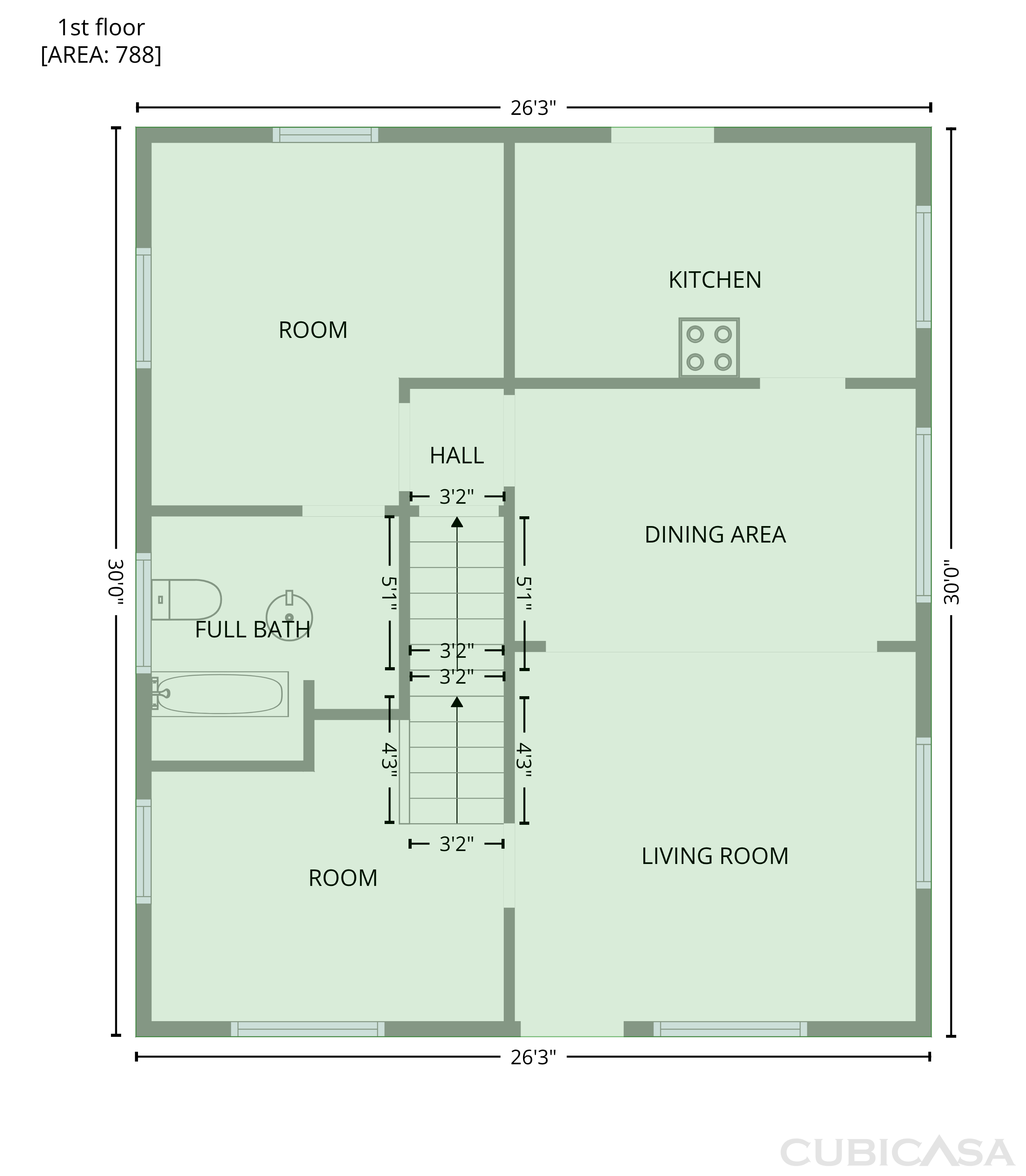 Second Floor of 3627 S Monroe St, Tacoma, WA
