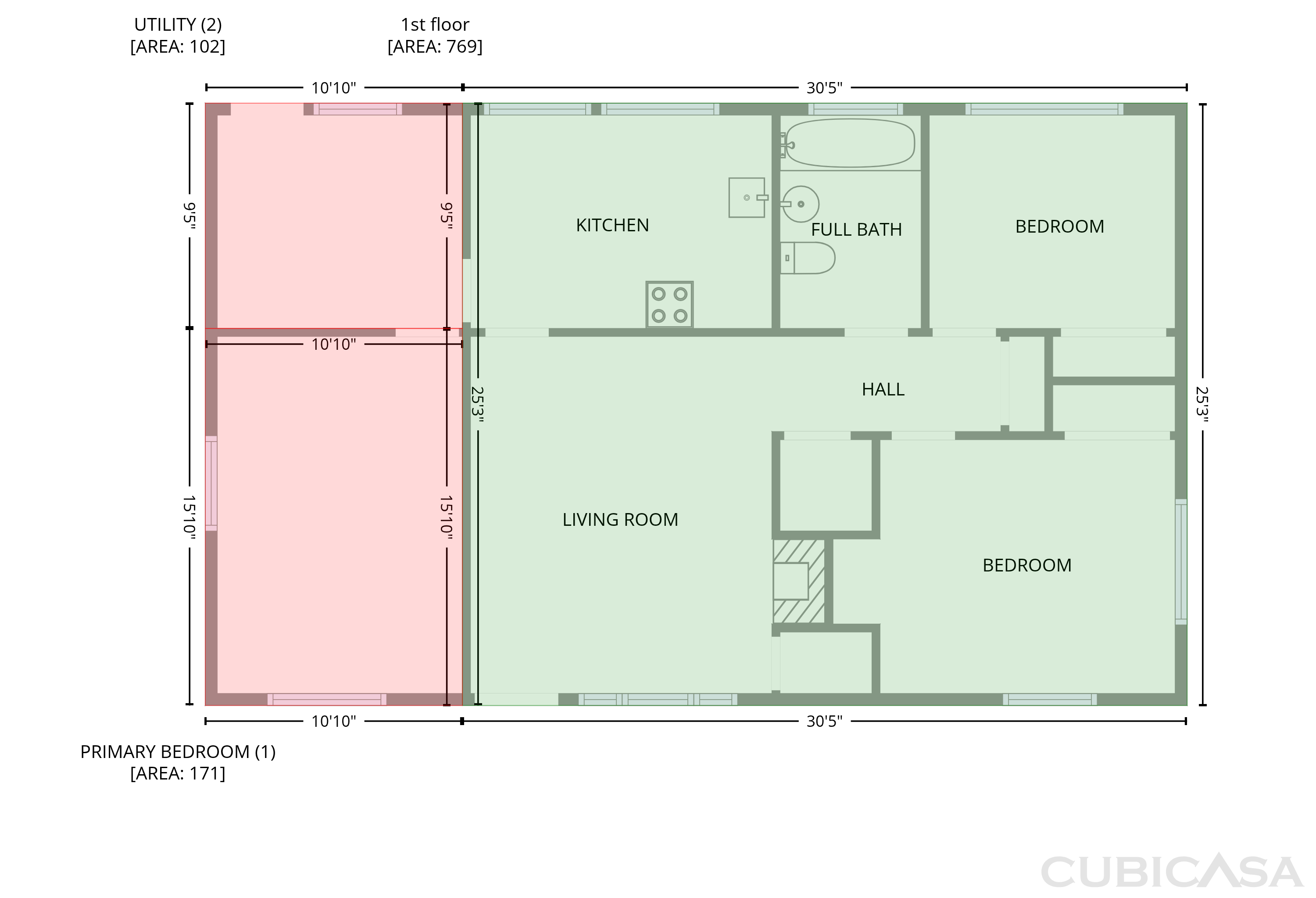 Main Floor of 4219 SE Ellis St, Portland, OR