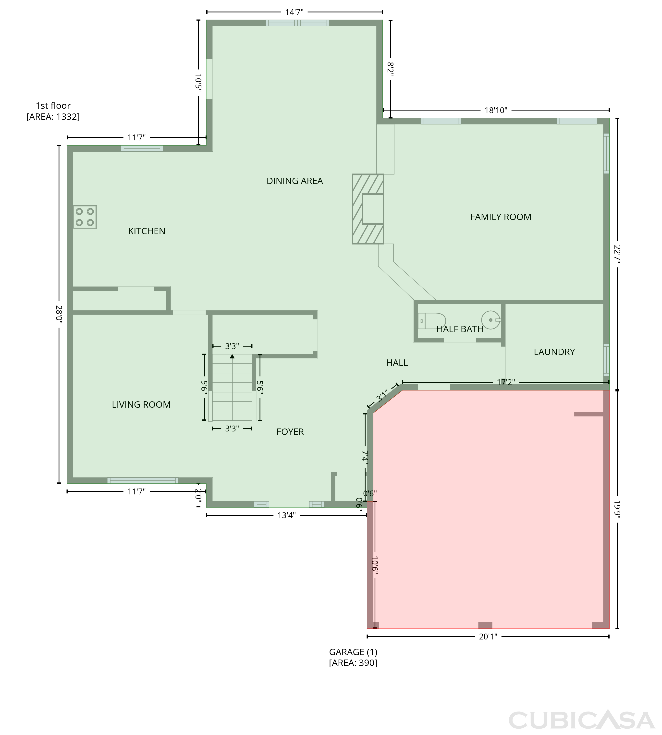 Main Floor of 2925 Lake Port Dr, Snellville, GA