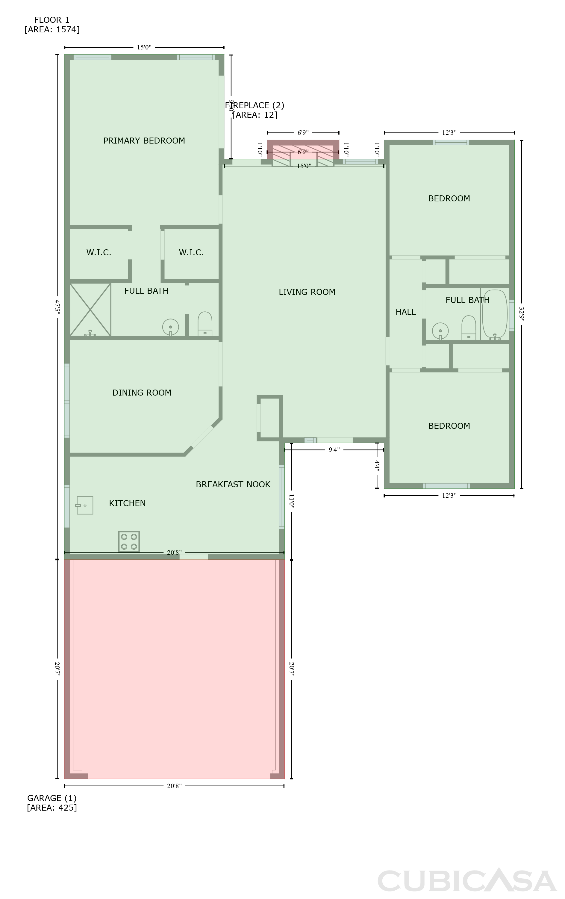 Main Floor of 12011 Cobblestone Forest Cir S, Jacksonville, FL