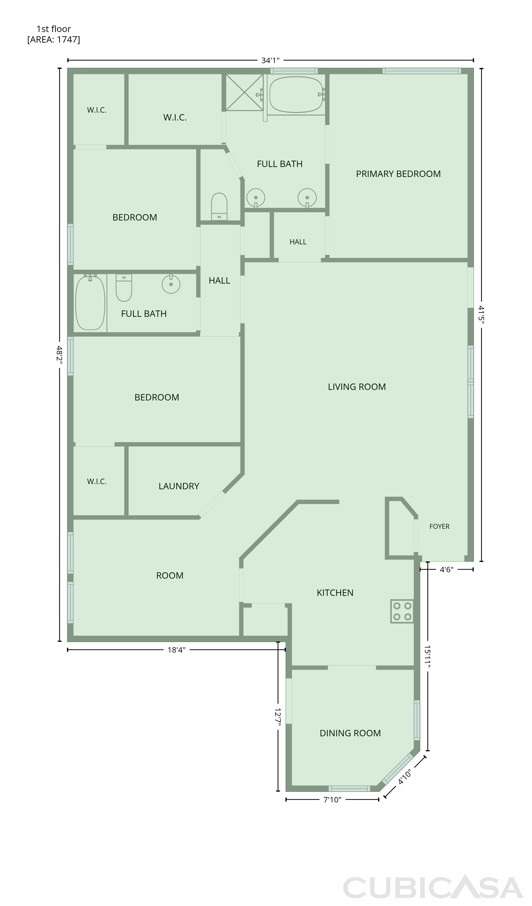 Main Floor of 19043 Taverns Crossing Ln, Houston, TX