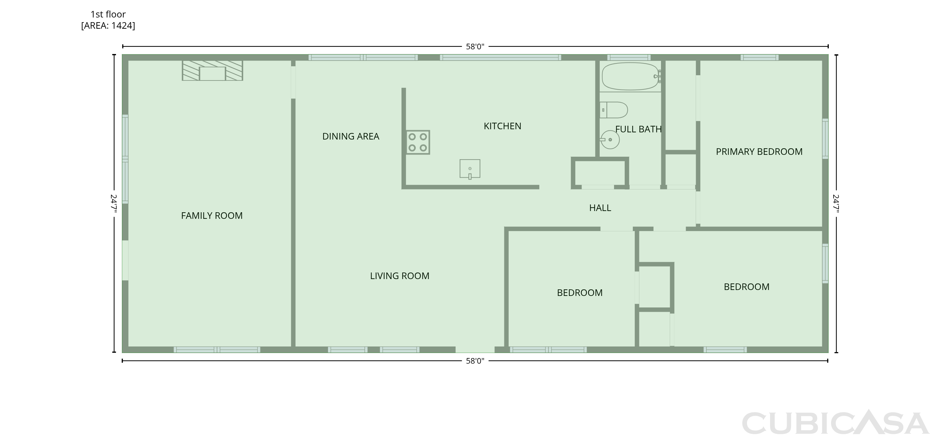 Main Floor of 310 Robin Hood Dr, Raleigh, NC