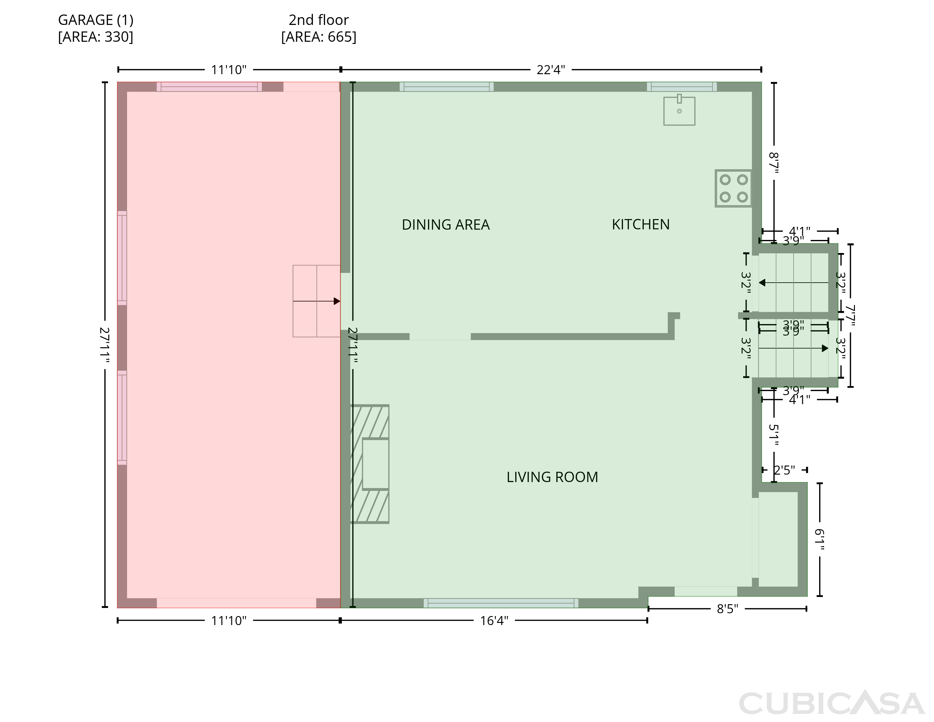 Second Floor of 810 Beaver Dam Rd, Raleigh, NC
