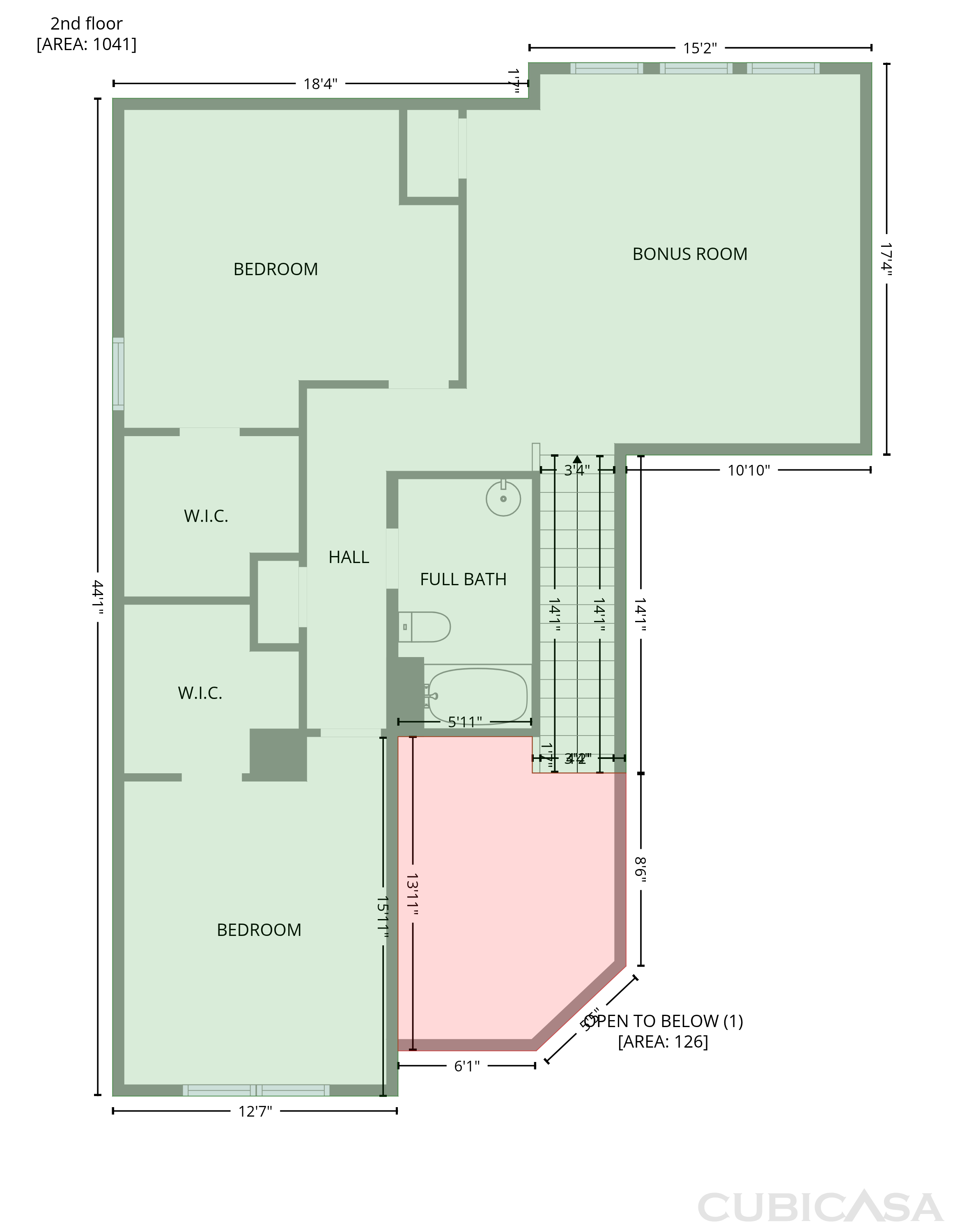 Second Floor of 7911 Summit Trail Ln, Porter, TX
