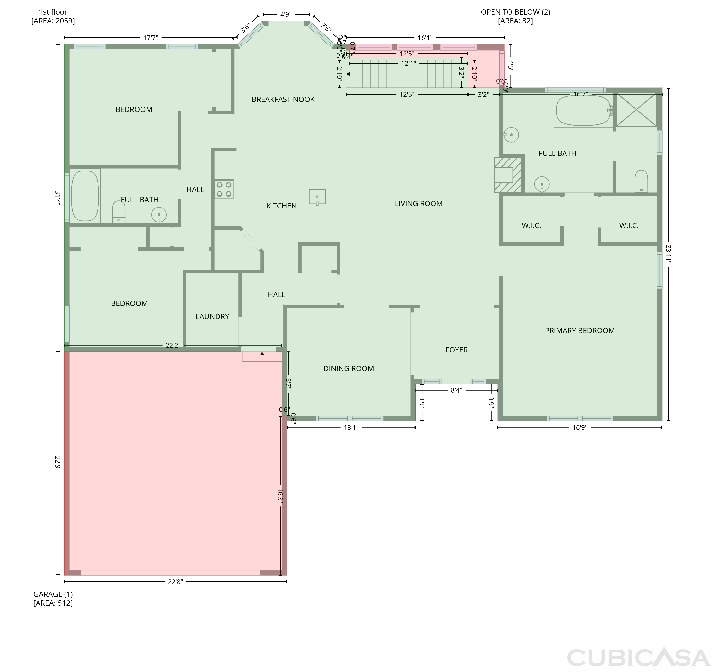 Second Floor of 16802 Enderbush Ln, Eureka, MO