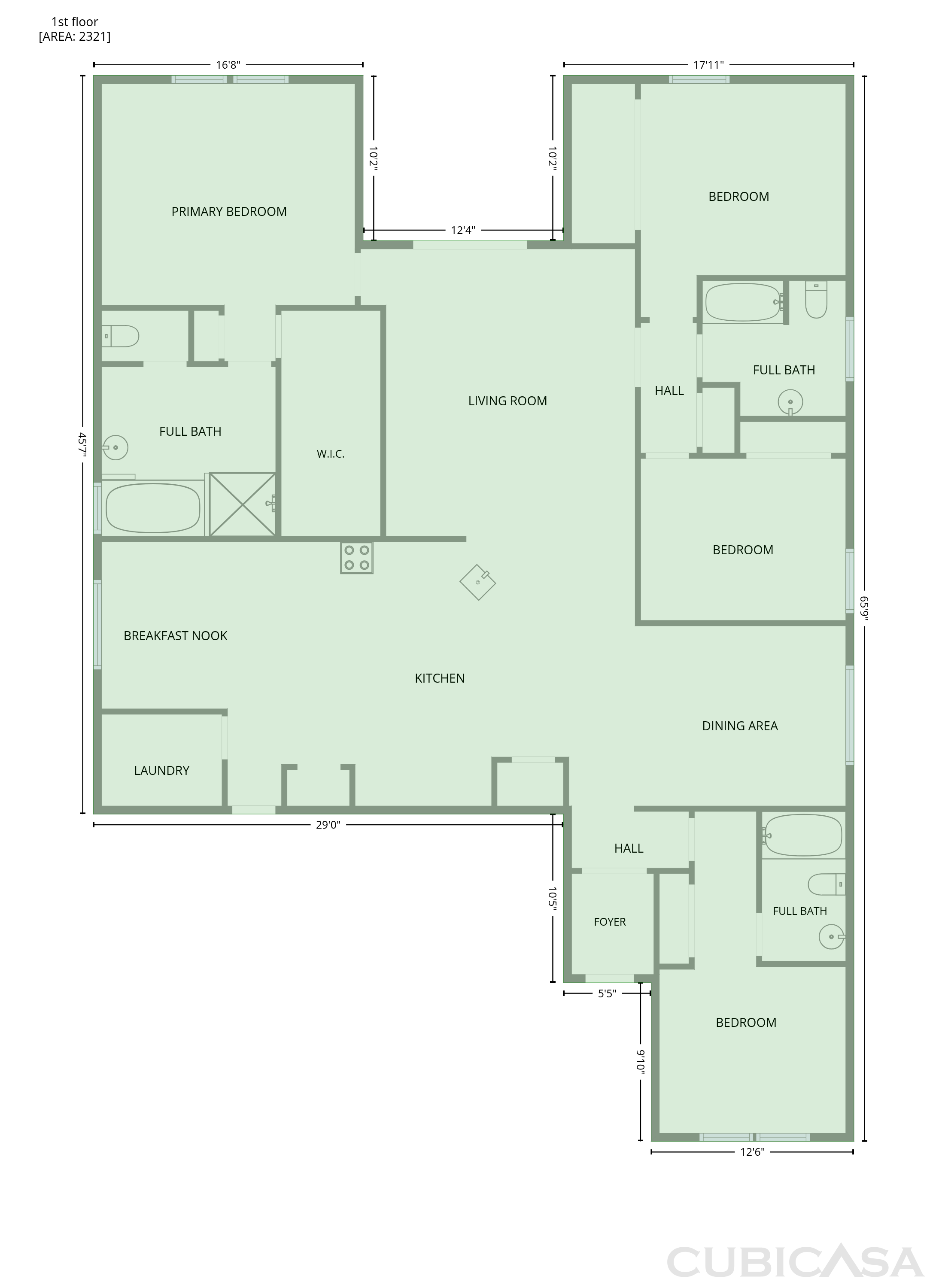 Main Floor of 7233 Calamint Ave, Jacksonville, FL