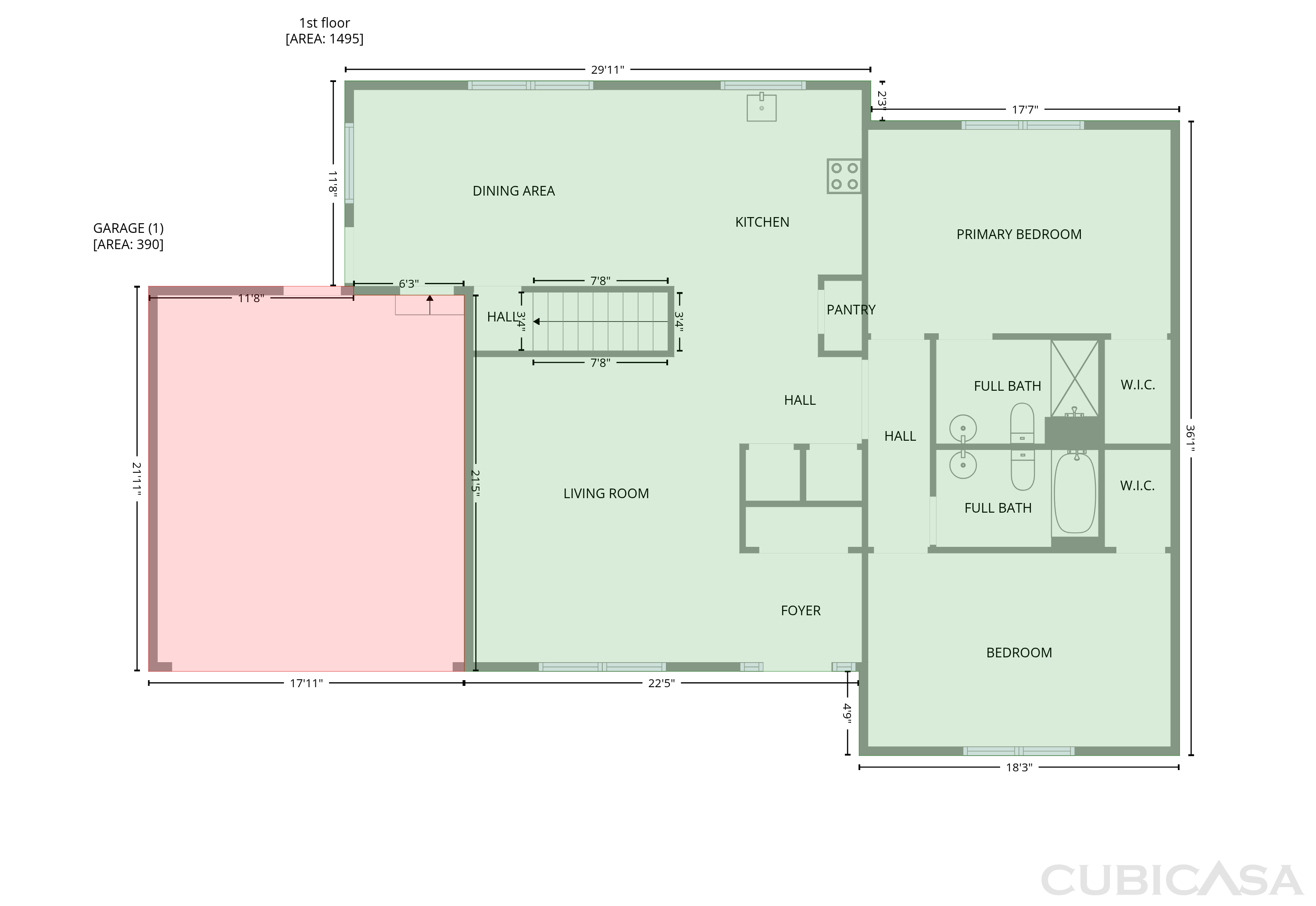 Second Floor of 3679 Vago Ln, Florissant, MO