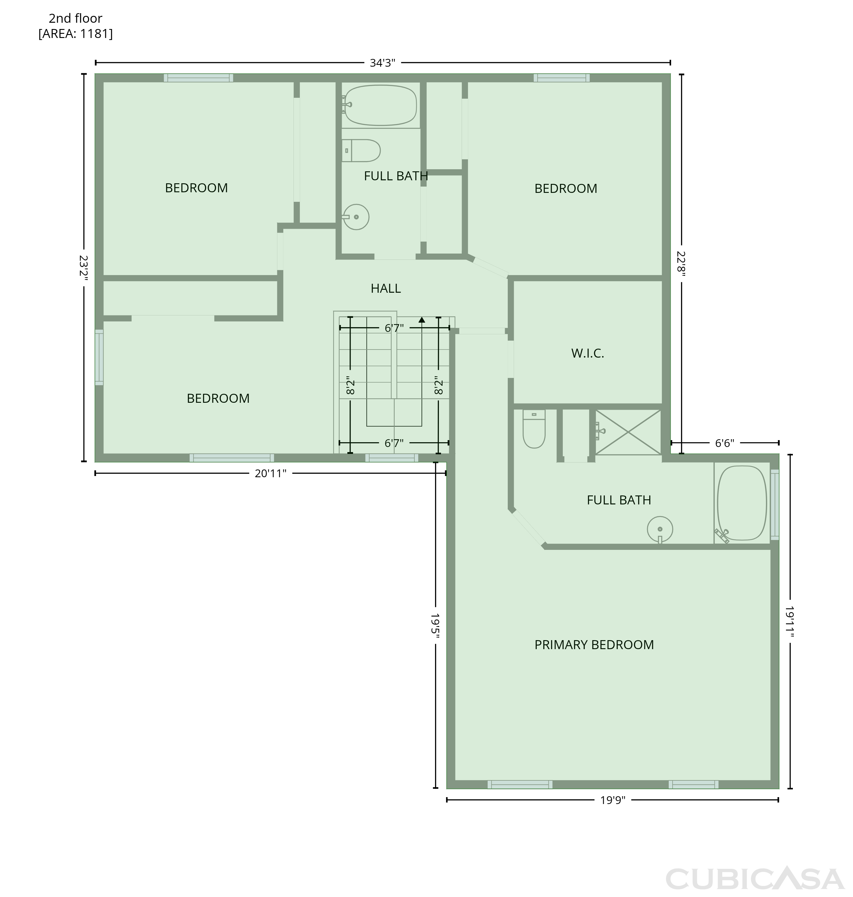 Second Floor of 2722 Quail Oaks Dr, Greensboro, NC