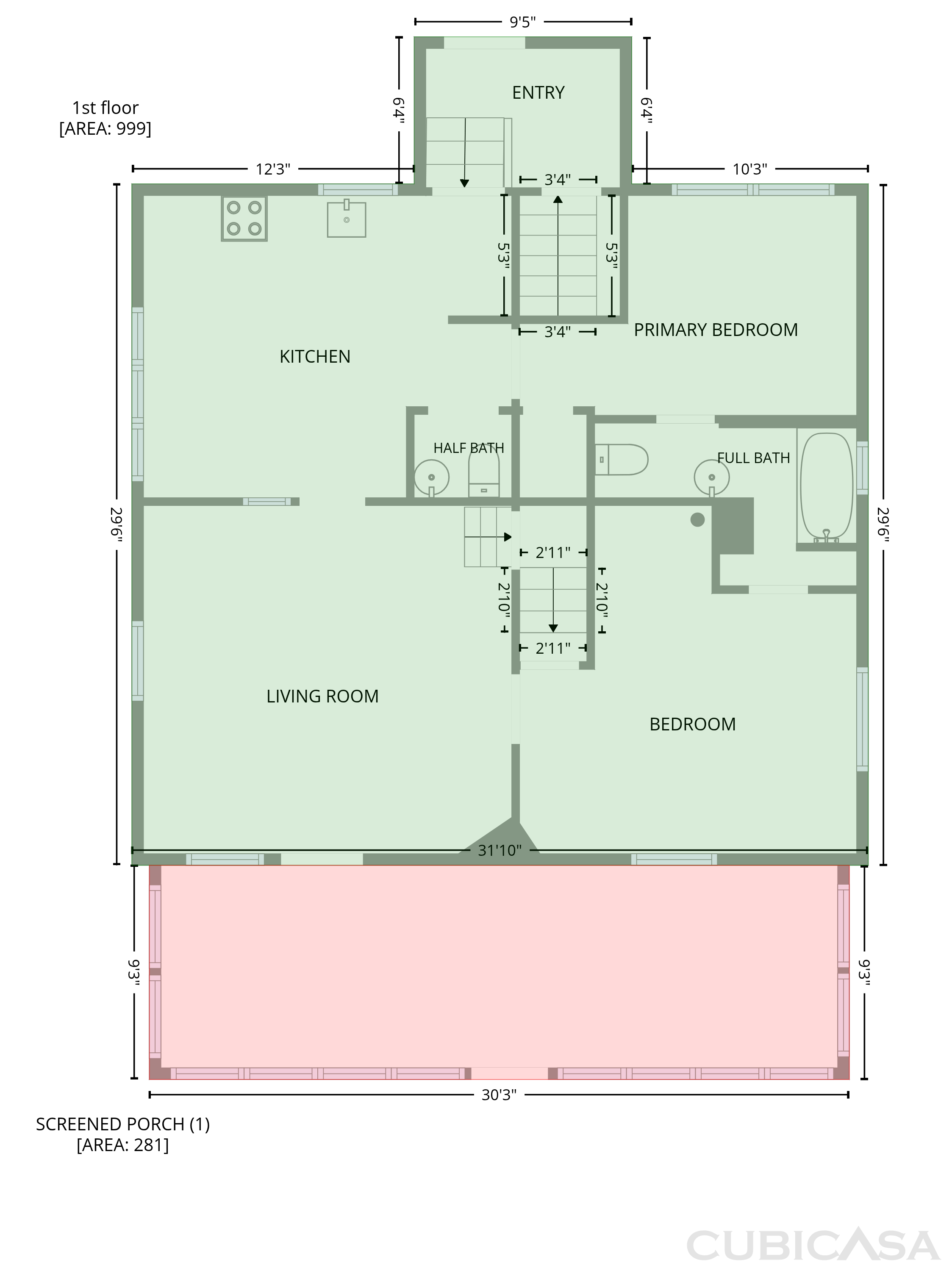 Second Floor of 314 Bernard Ave, Indianapolis, IN