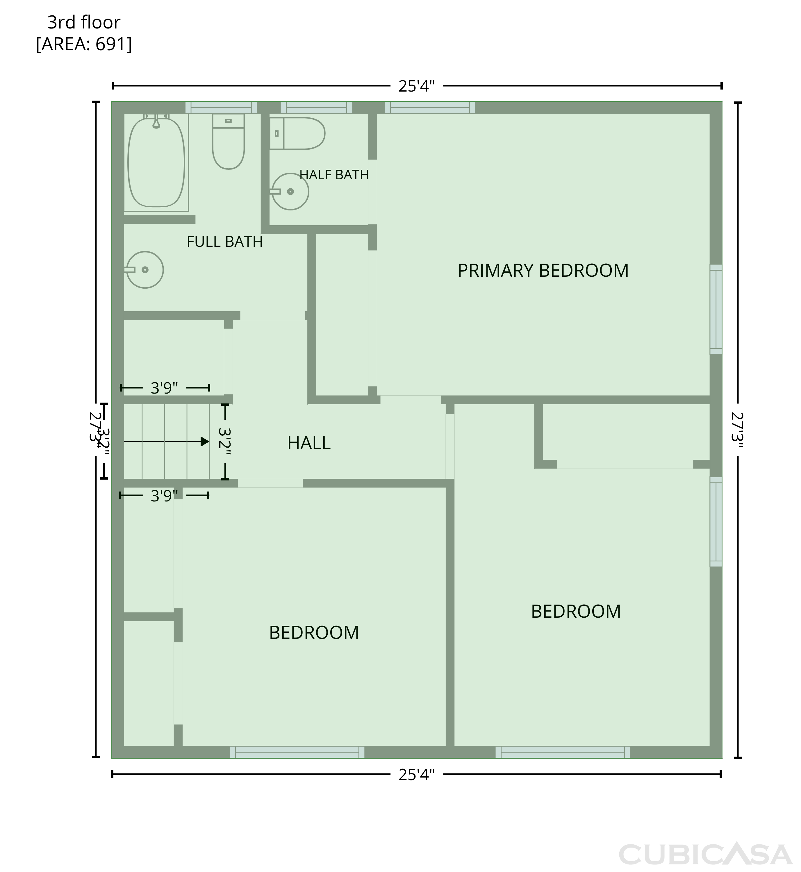 Third Floor of 810 Beaver Dam Rd, Raleigh, NC