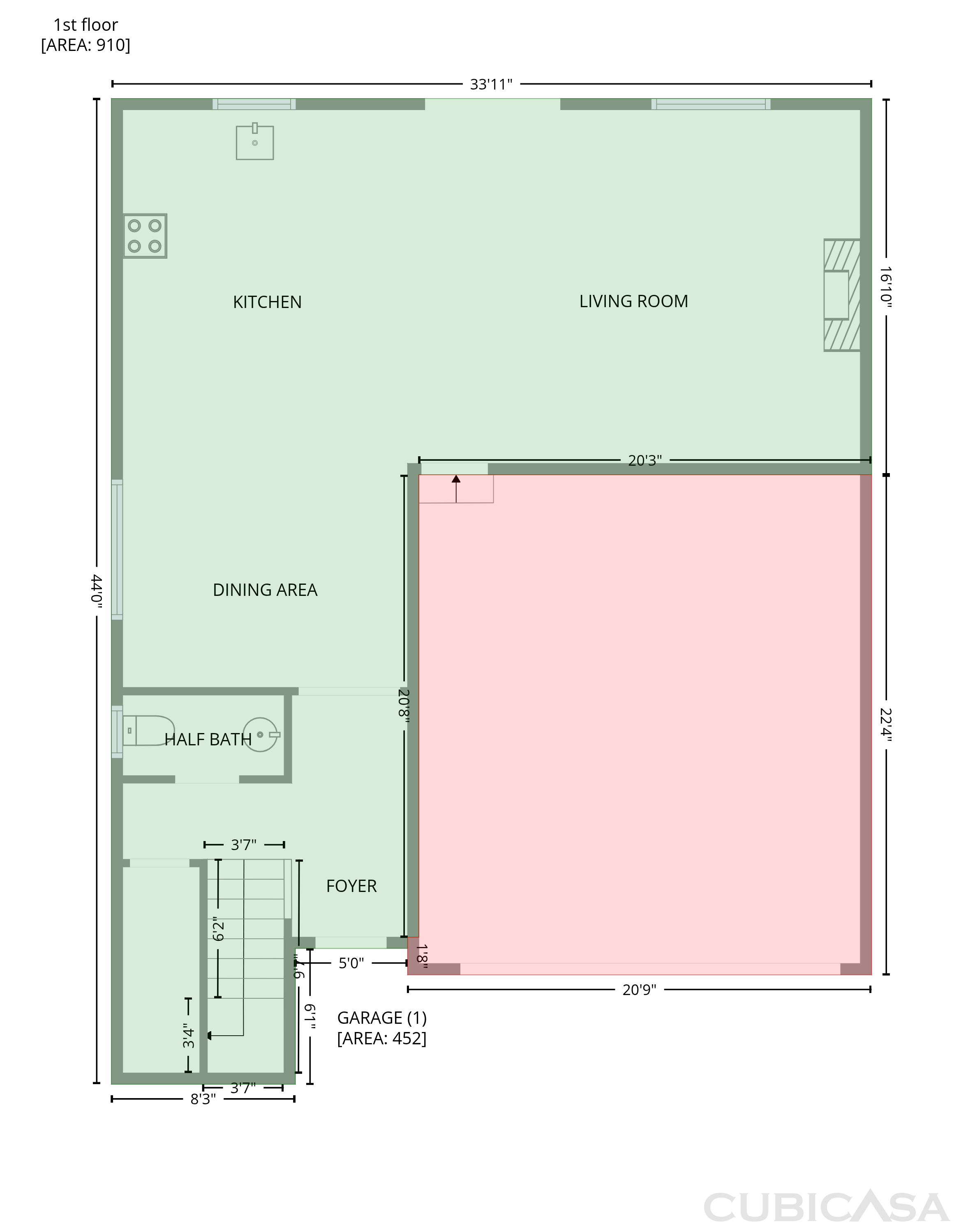 Main Floor of 33412 SW Callahan Rd, Scappoose, OR