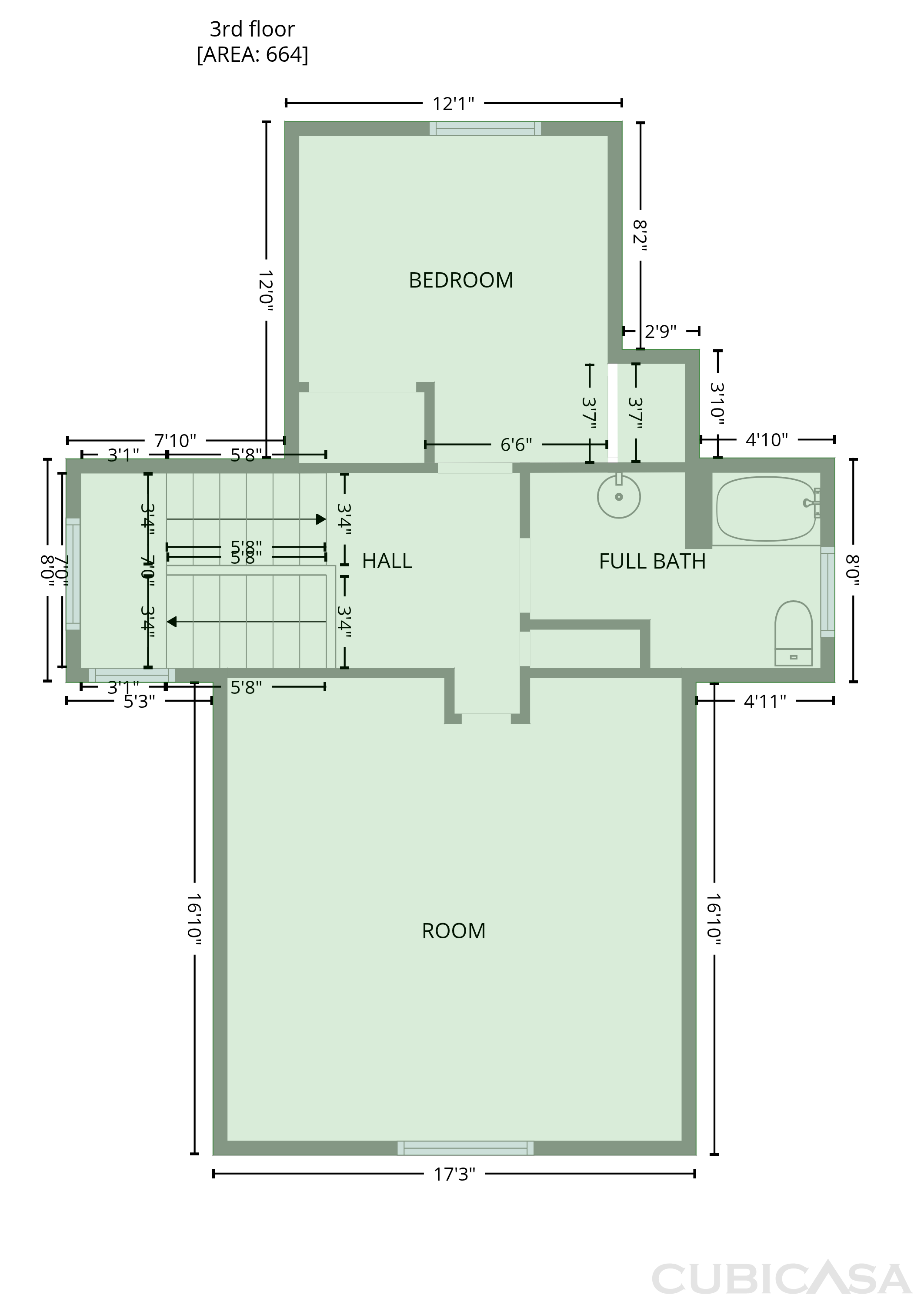 Third Floor of 38 Rose Ridge Loop, Bellingham, WA