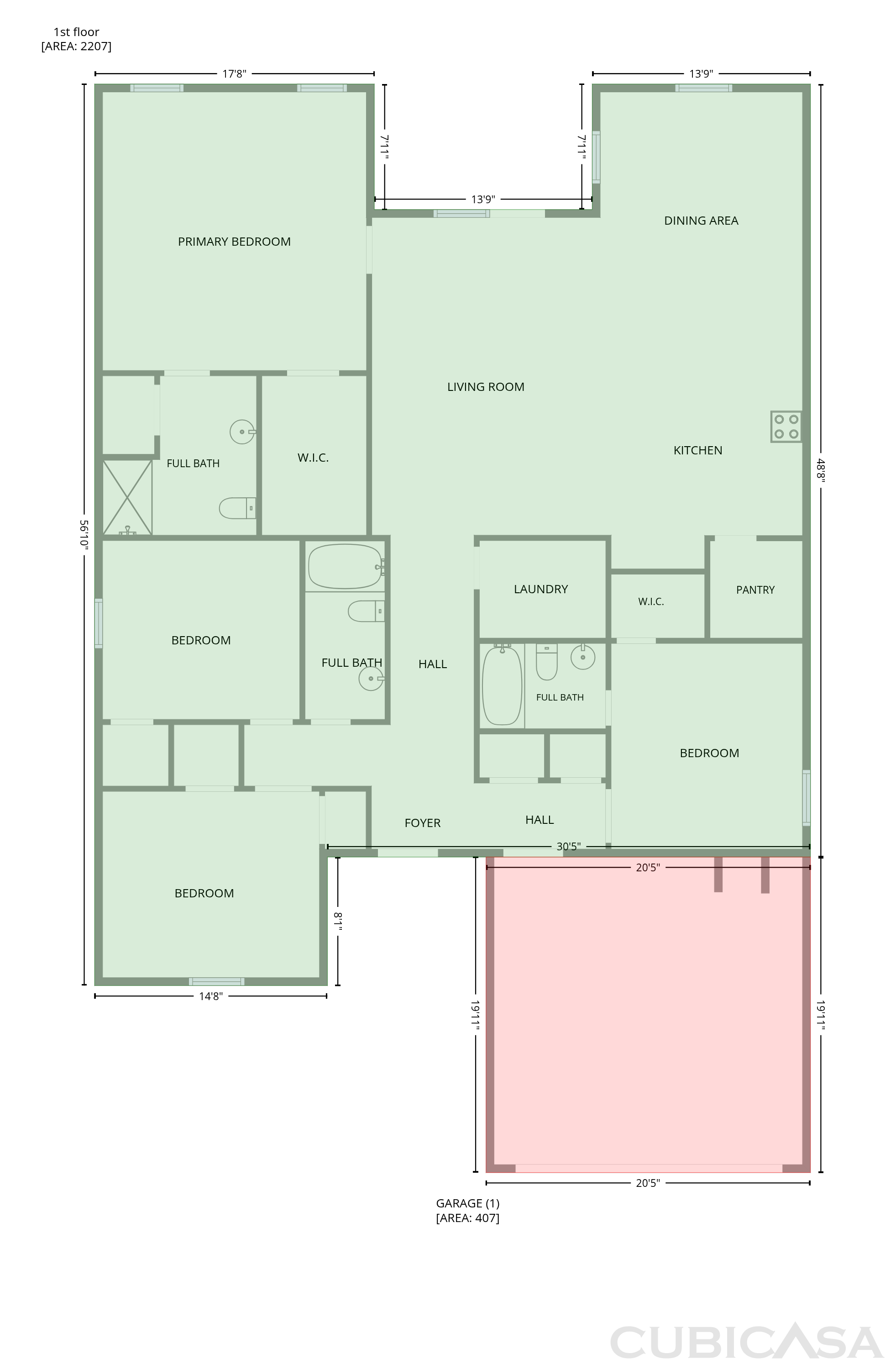 Main Floor of 62 Pond Ct, Hoschton, GA