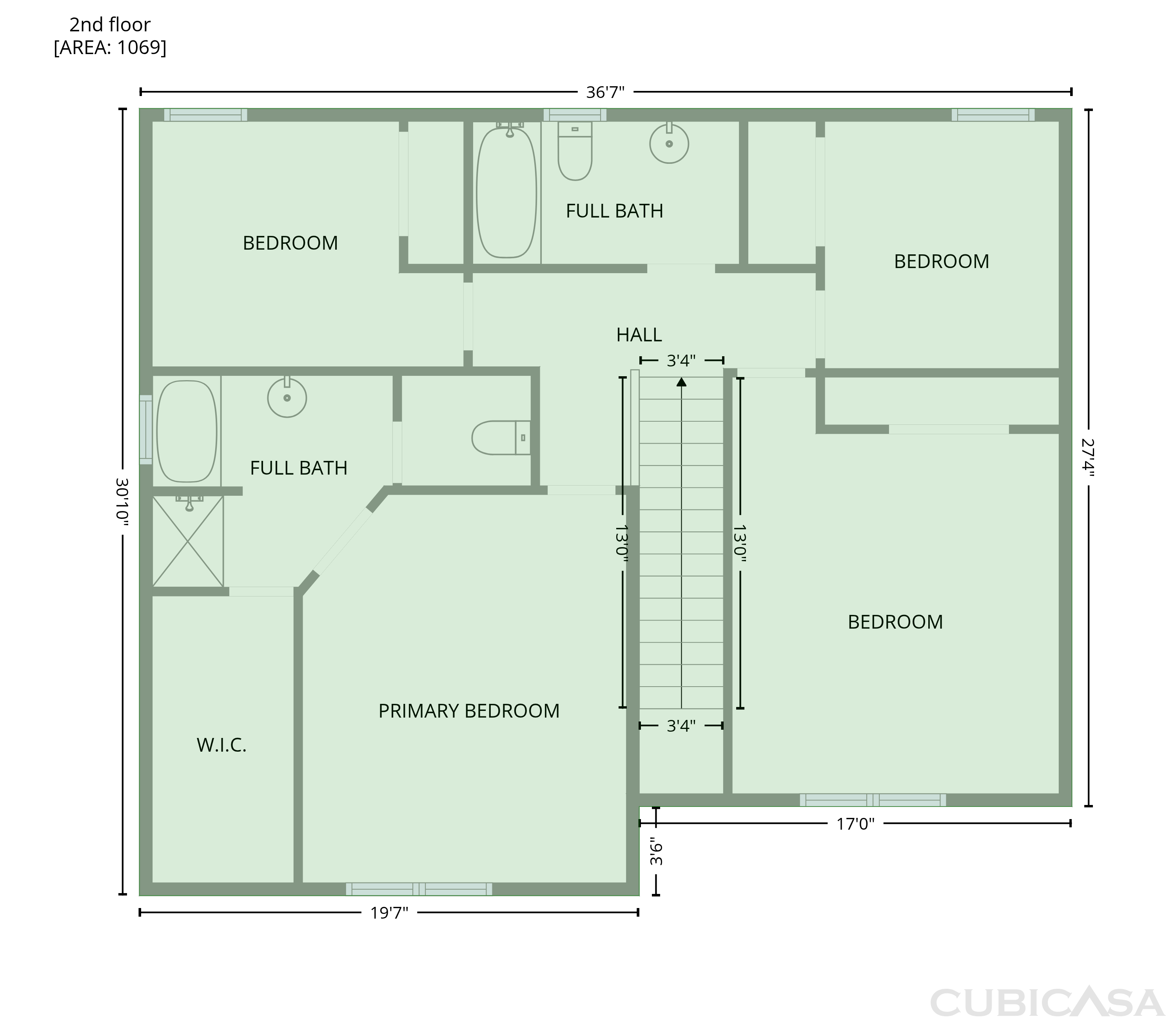 Second Floor of 576 Green Ln, Whites Creek, TN