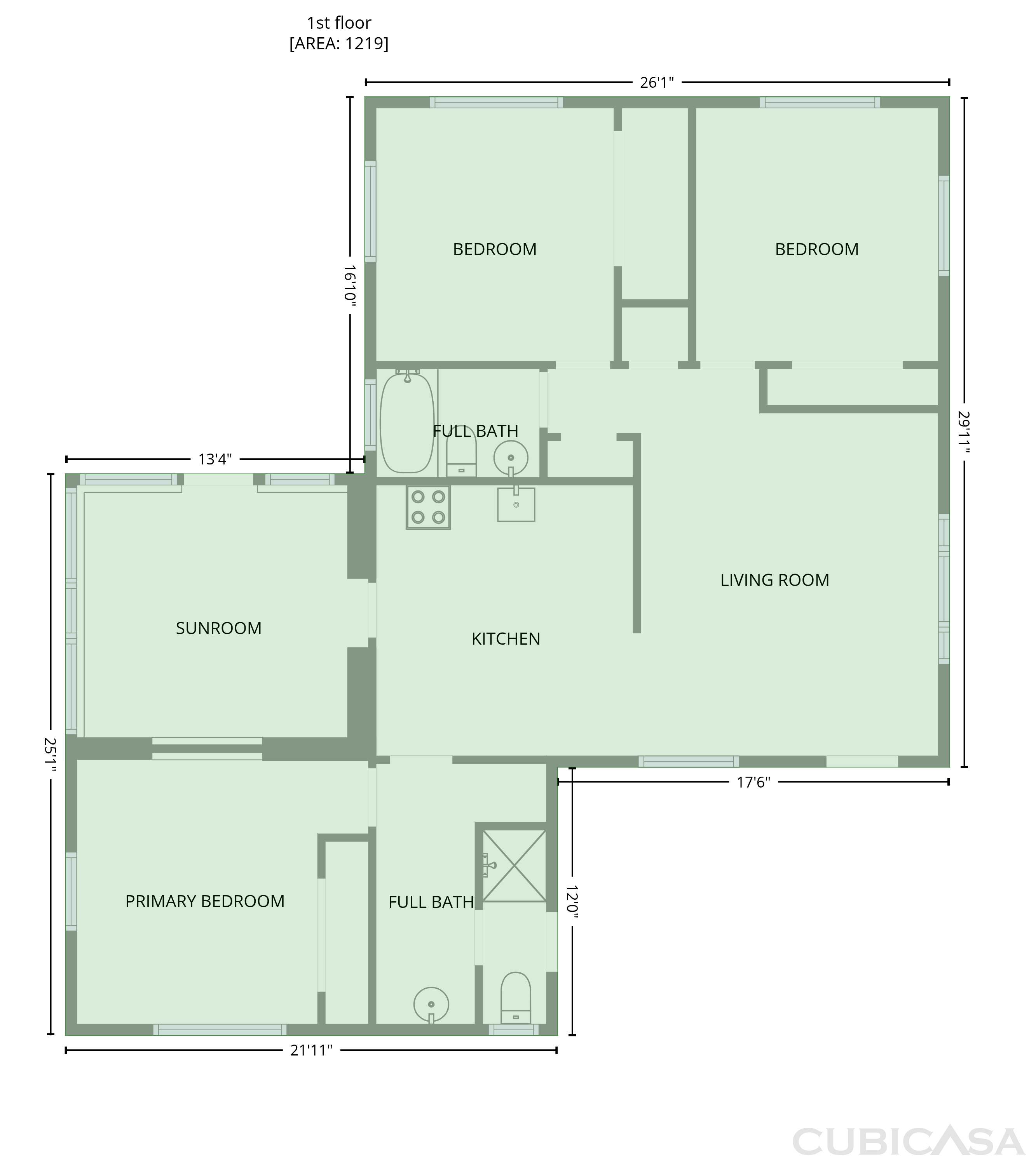 Main Floor of 829 E 4th St, Englewood, FL