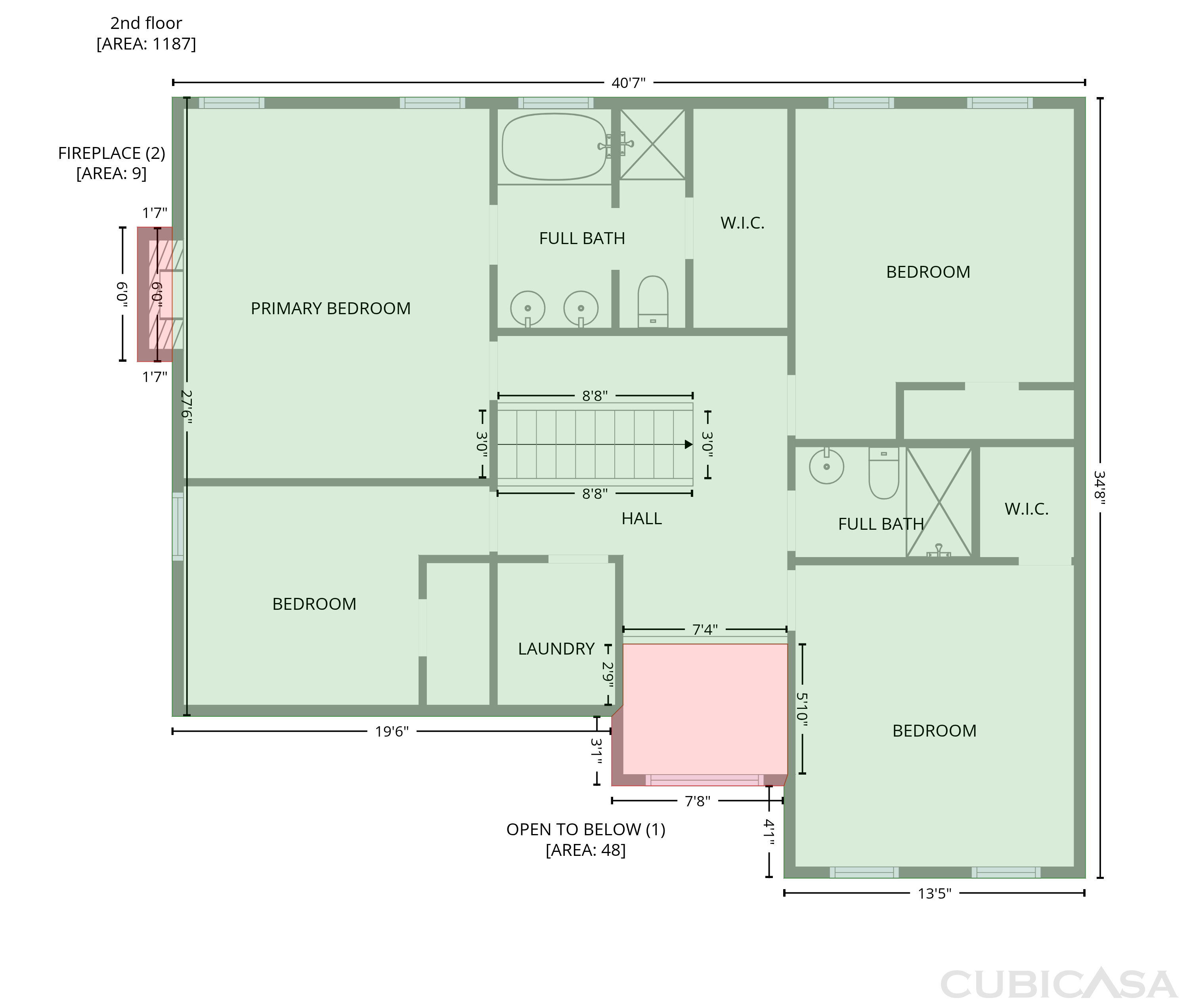 Second Floor of 4178 Winston Cir, Atlanta, GA