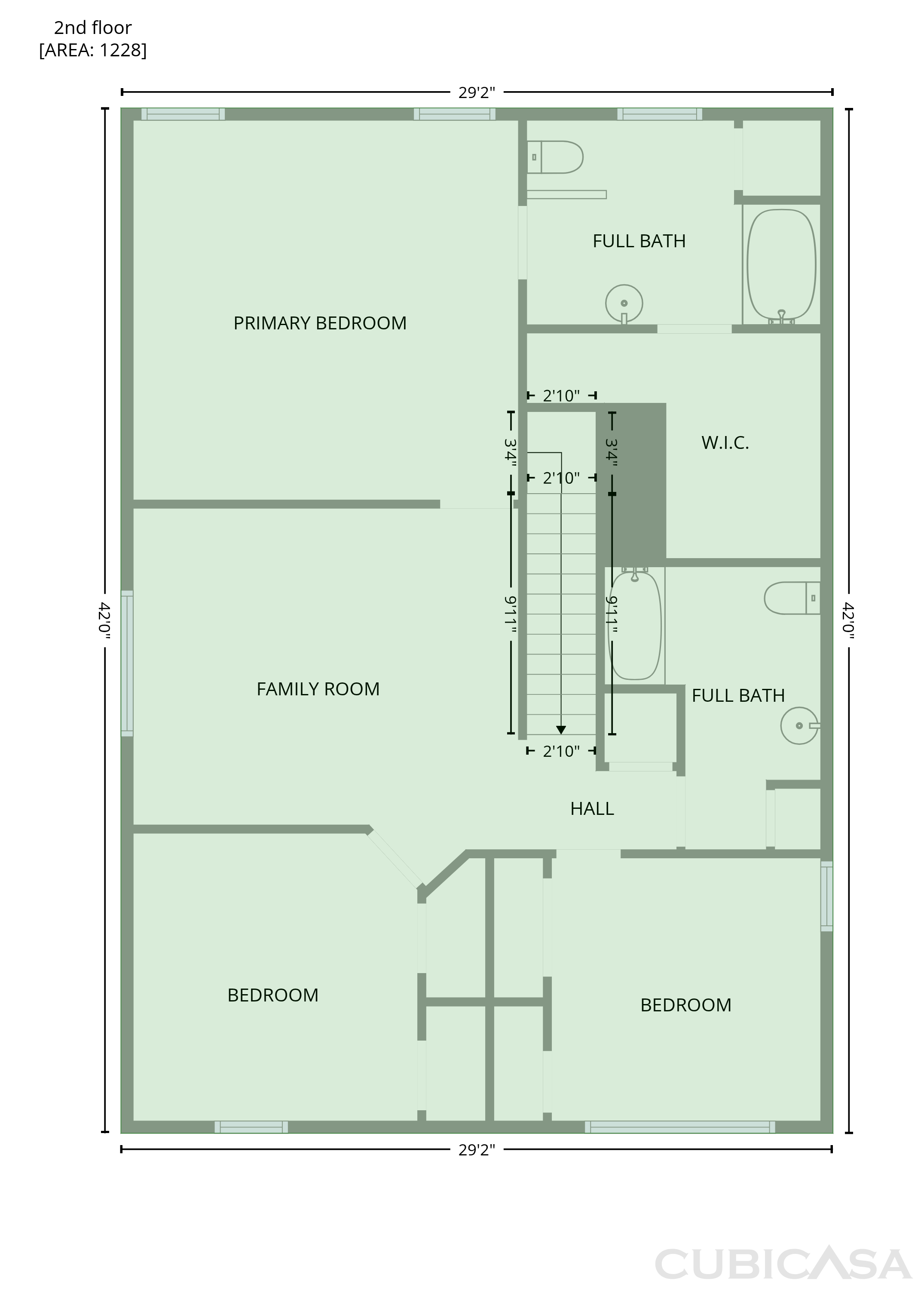 Second Floor of 15515 Hollow Cypress Ct, Houston, TX