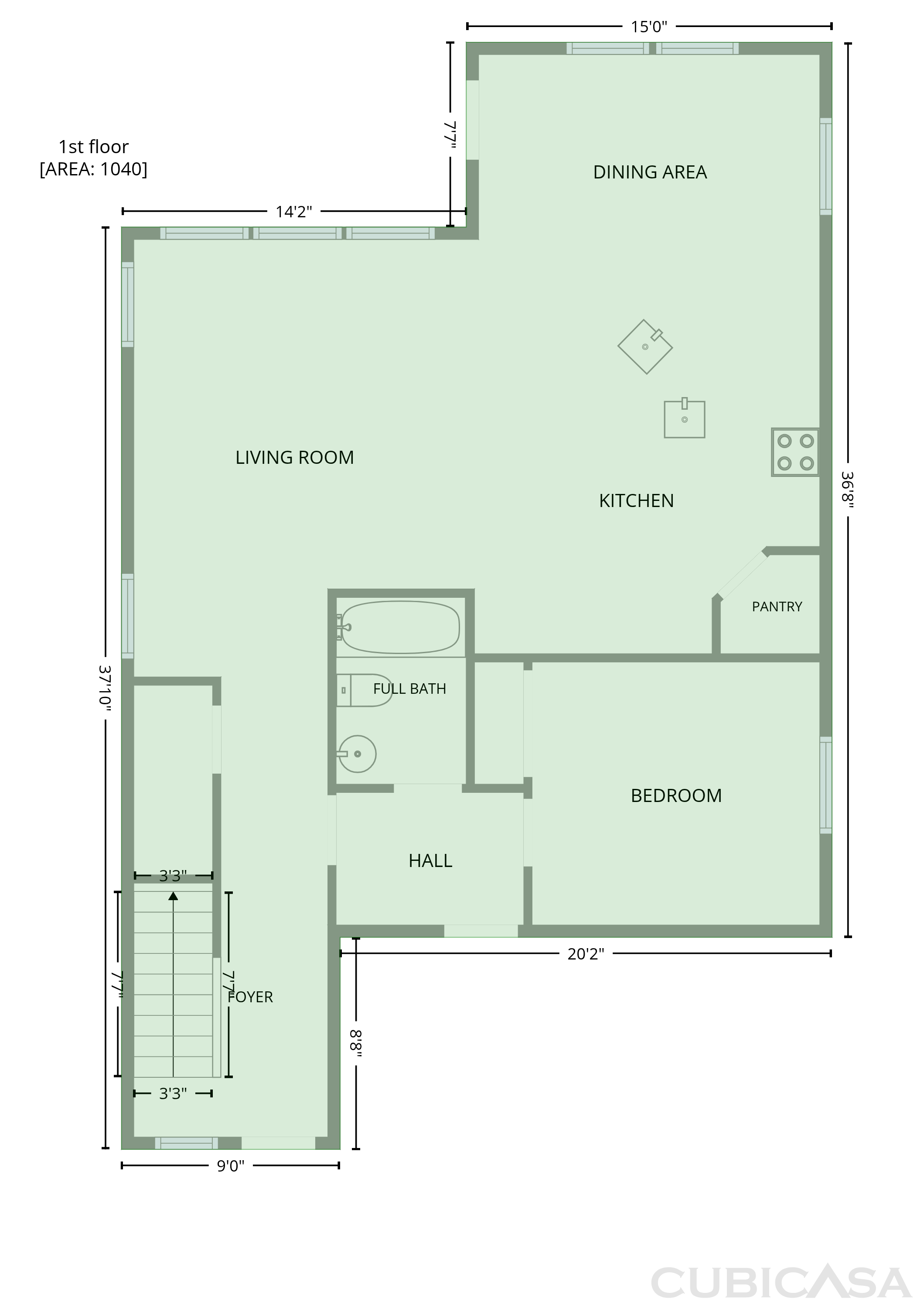 Main Floor of 1448 Martingale Ln, Forney, TX