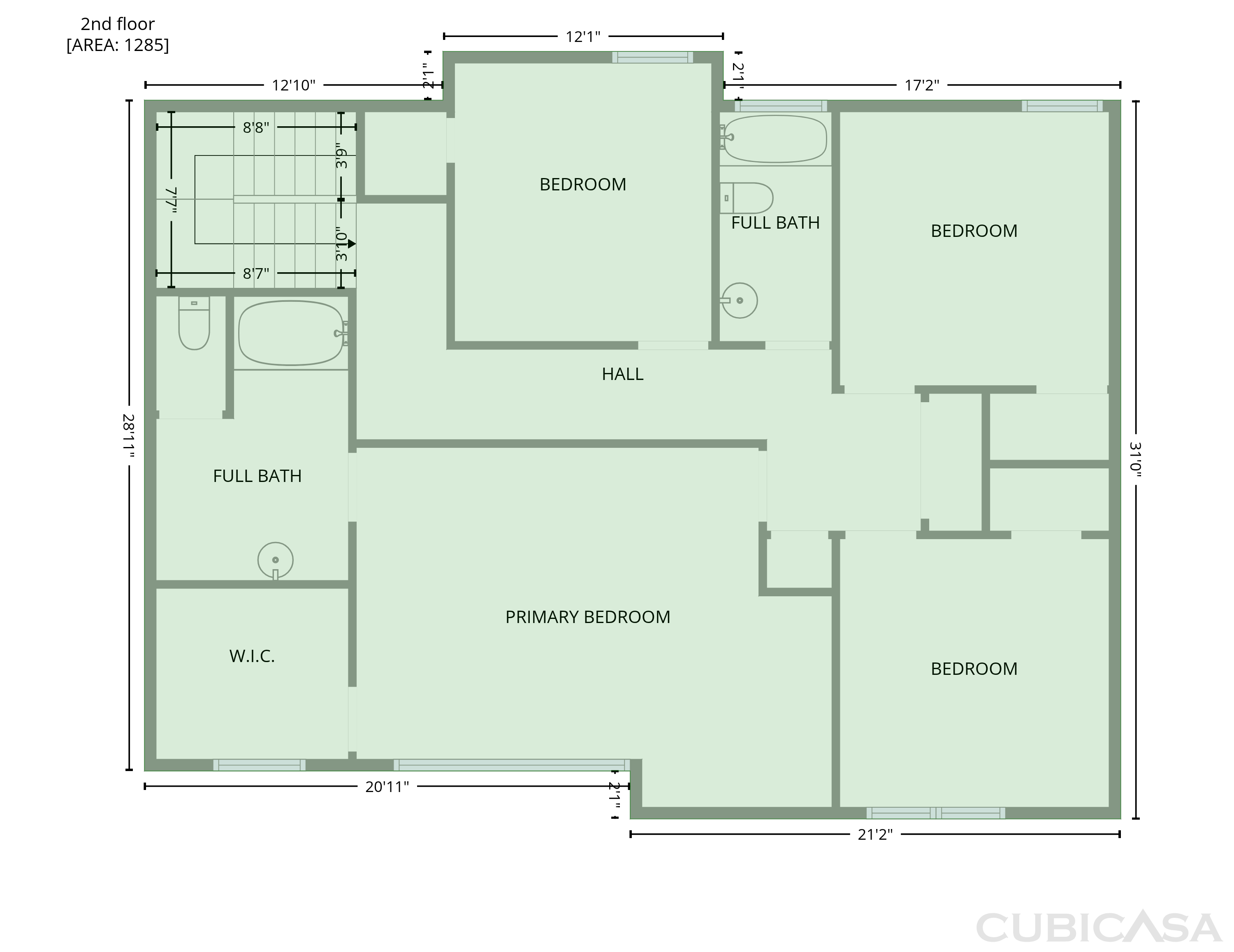 Second Floor of 1355 Mills Cove Dr, Covington, GA