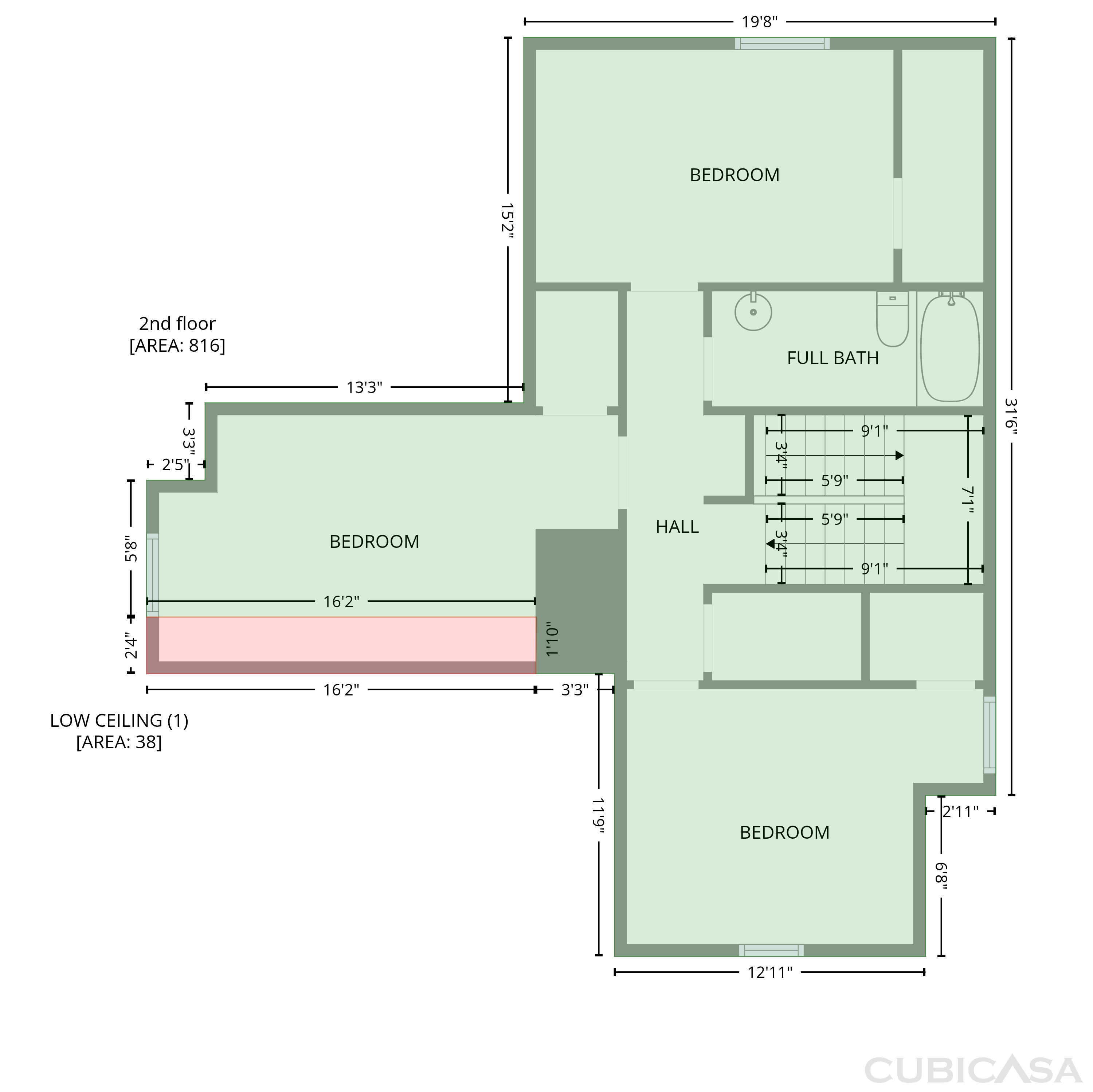 Second Floor of 1919 E Kelsey Ln, Stillwater, OK