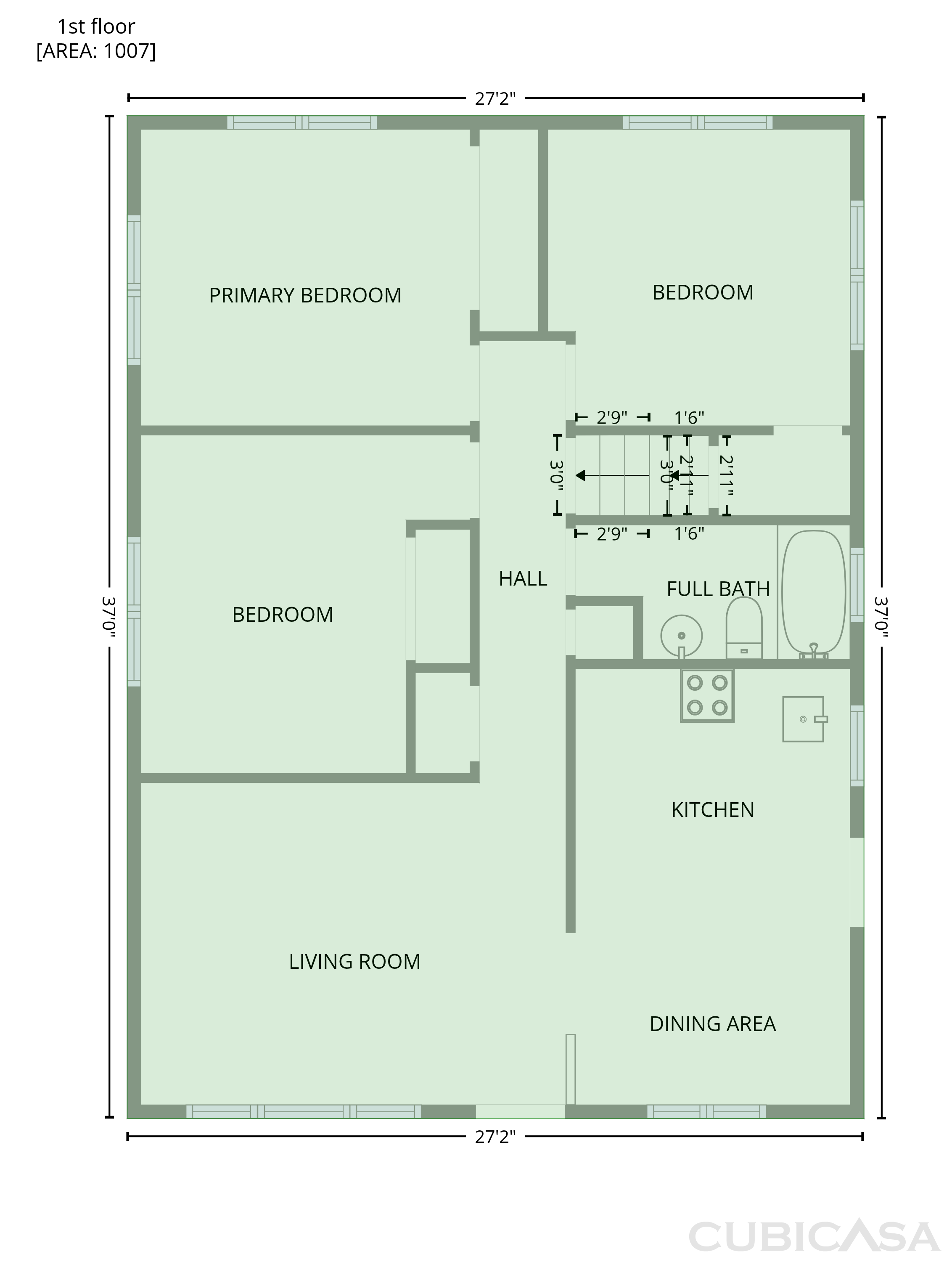 Second Floor of 3207 Garbett St, McKeesport, PA