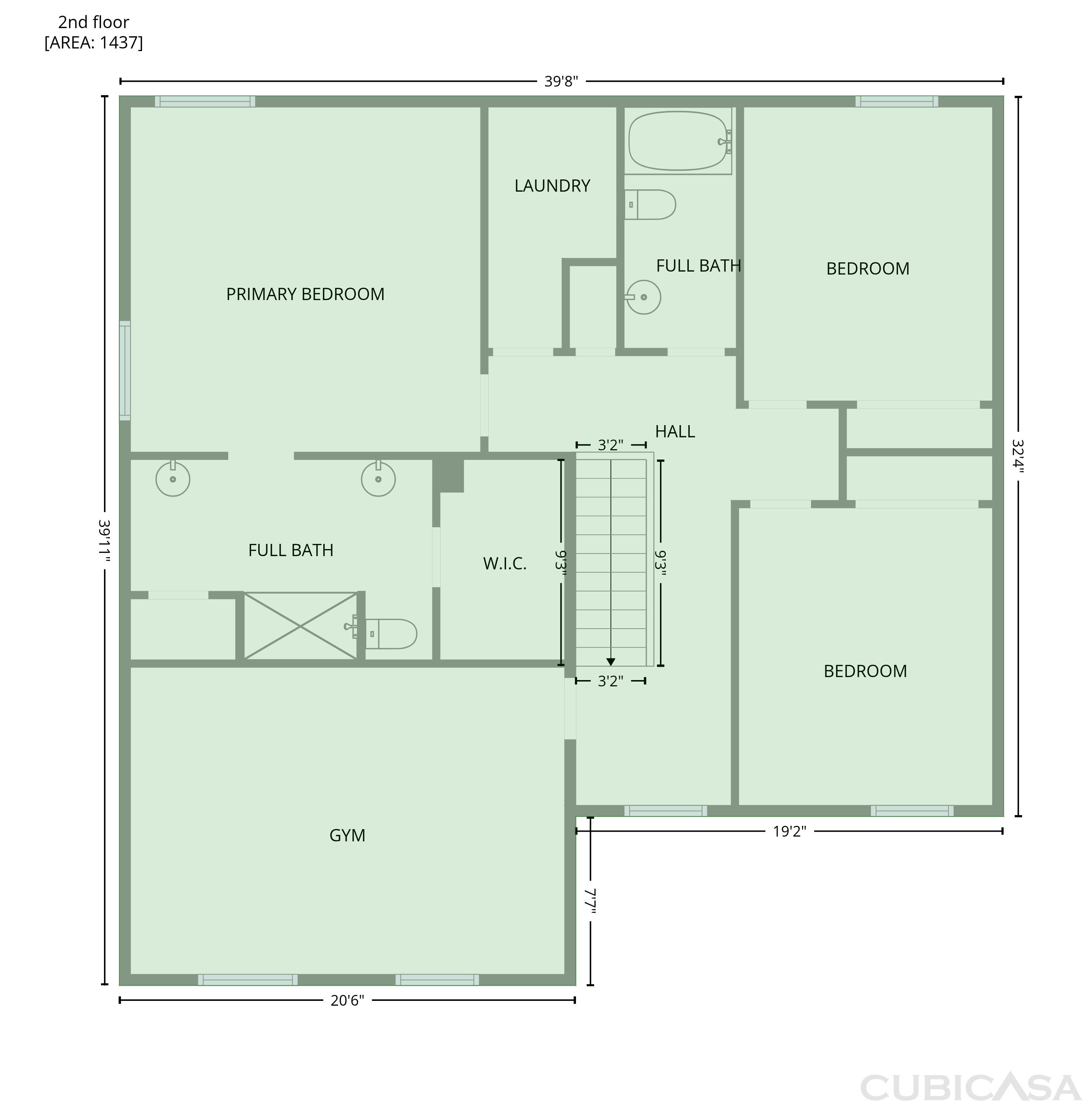 Second Floor of 1611 Blackbird Dr, Maryville, TN