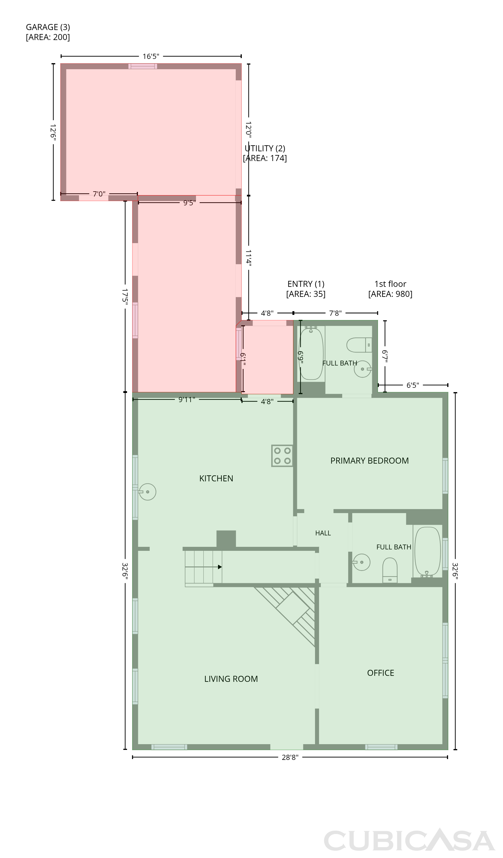 Main Floor of 773 North Ave, Atlanta, GA