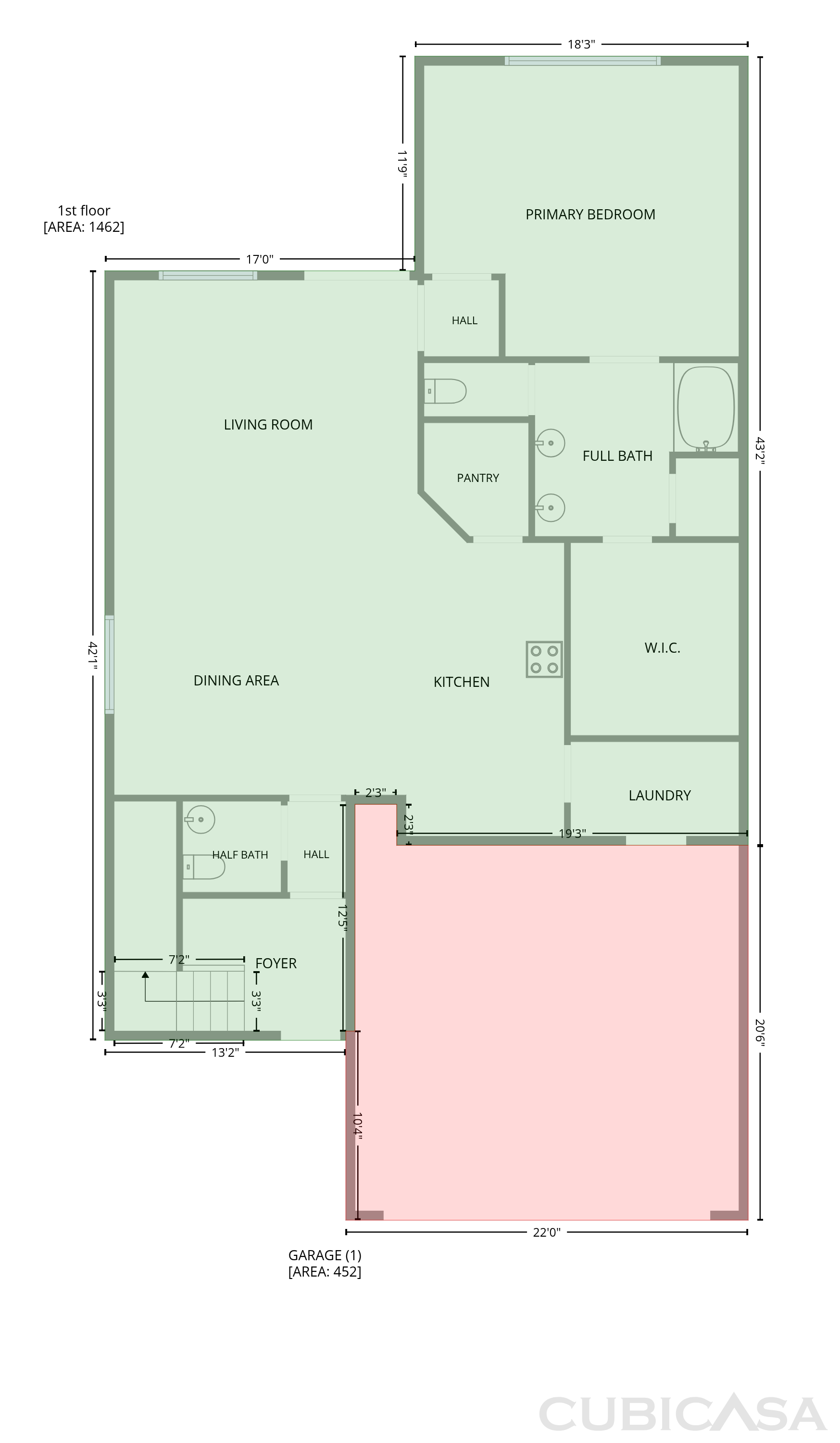 Main Floor of 3325 W Dunbar Dr, Phoenix, AZ