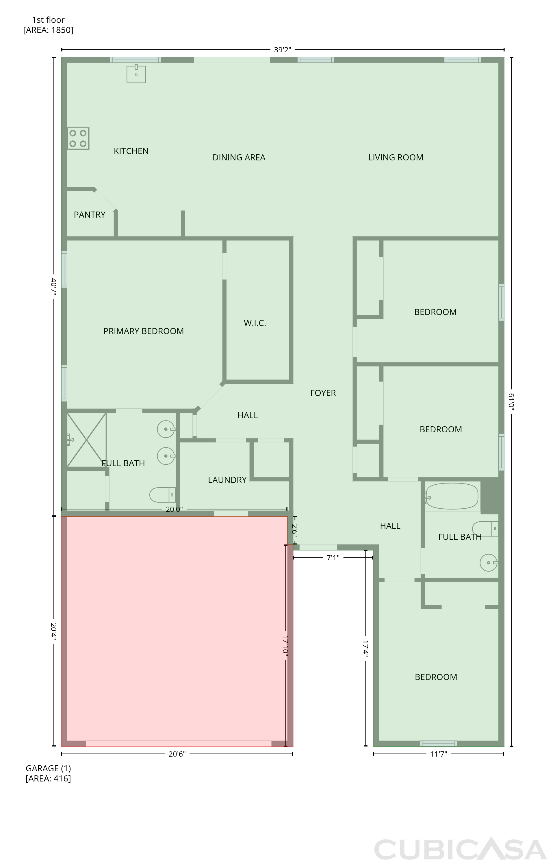 Main Floor of 4272 Moon Shadow Loop, Mulberry, FL