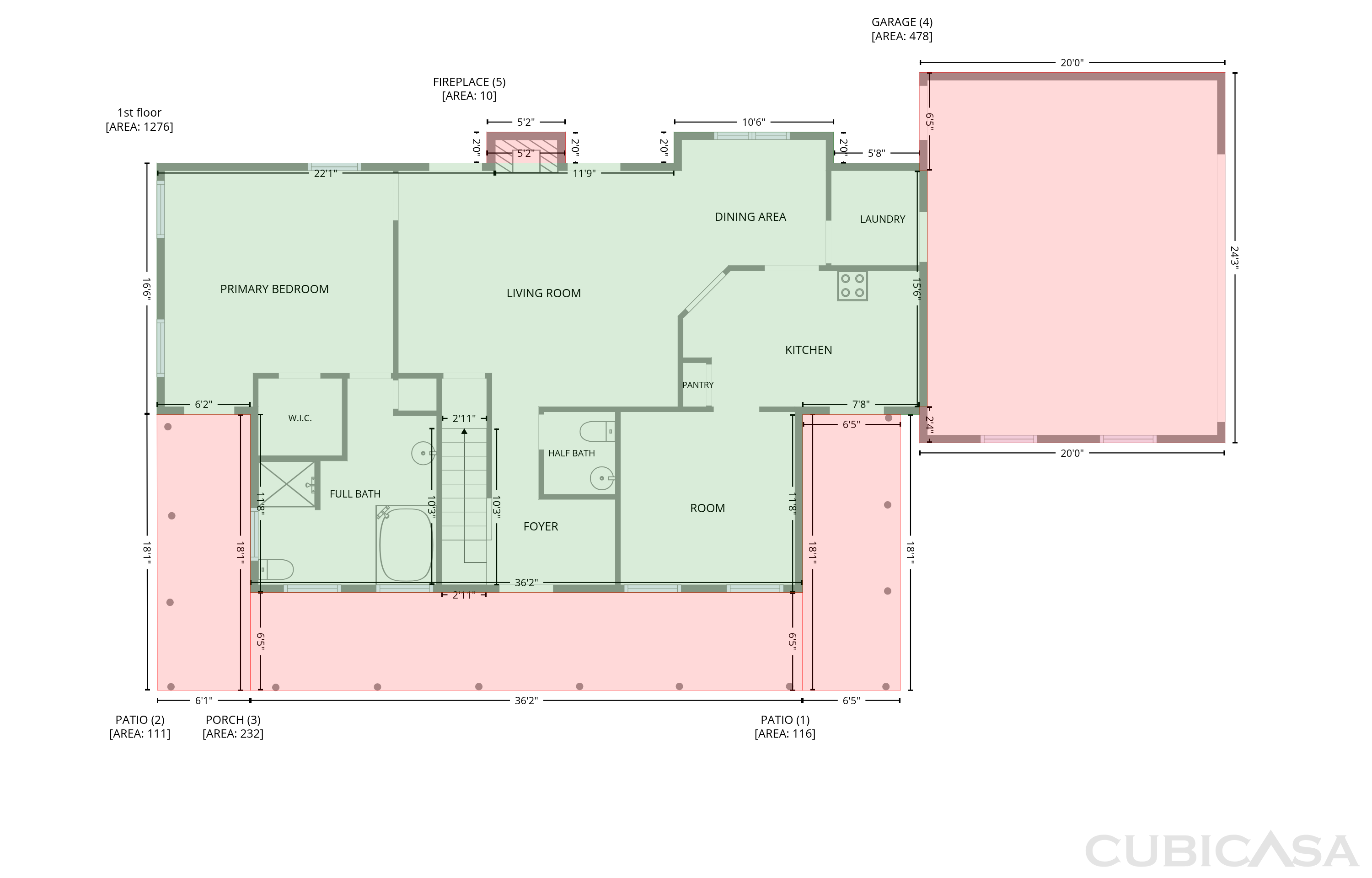 Main Floor of 520 Patriot Way, West Union, SC