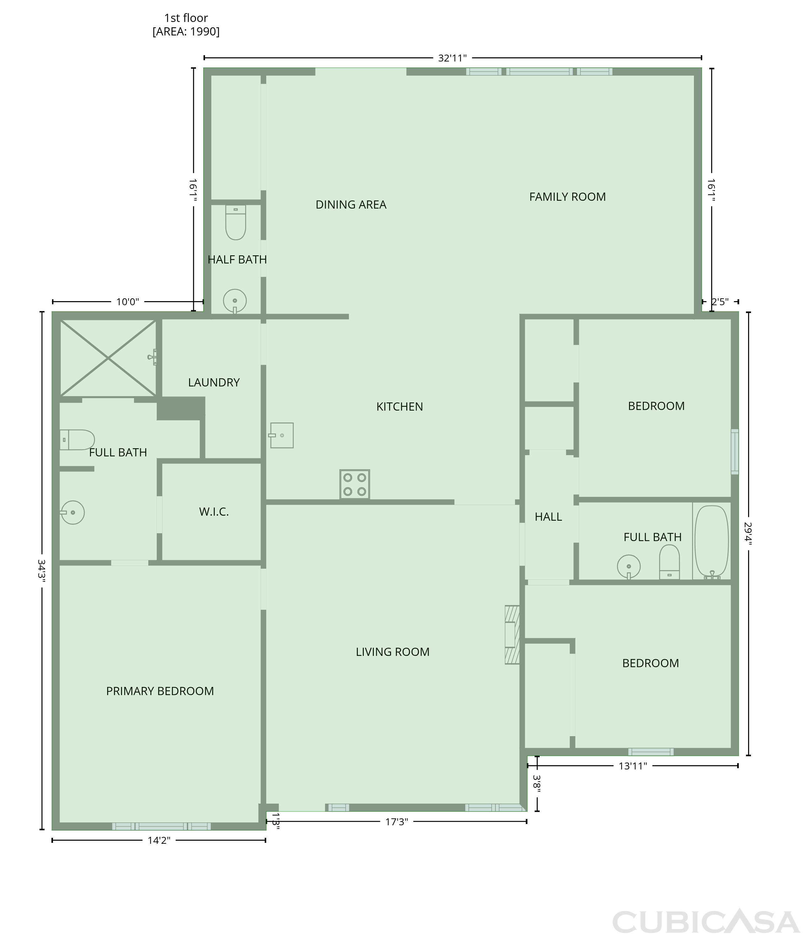 Main Floor of 133 Polaris Dr, Wingate, NC