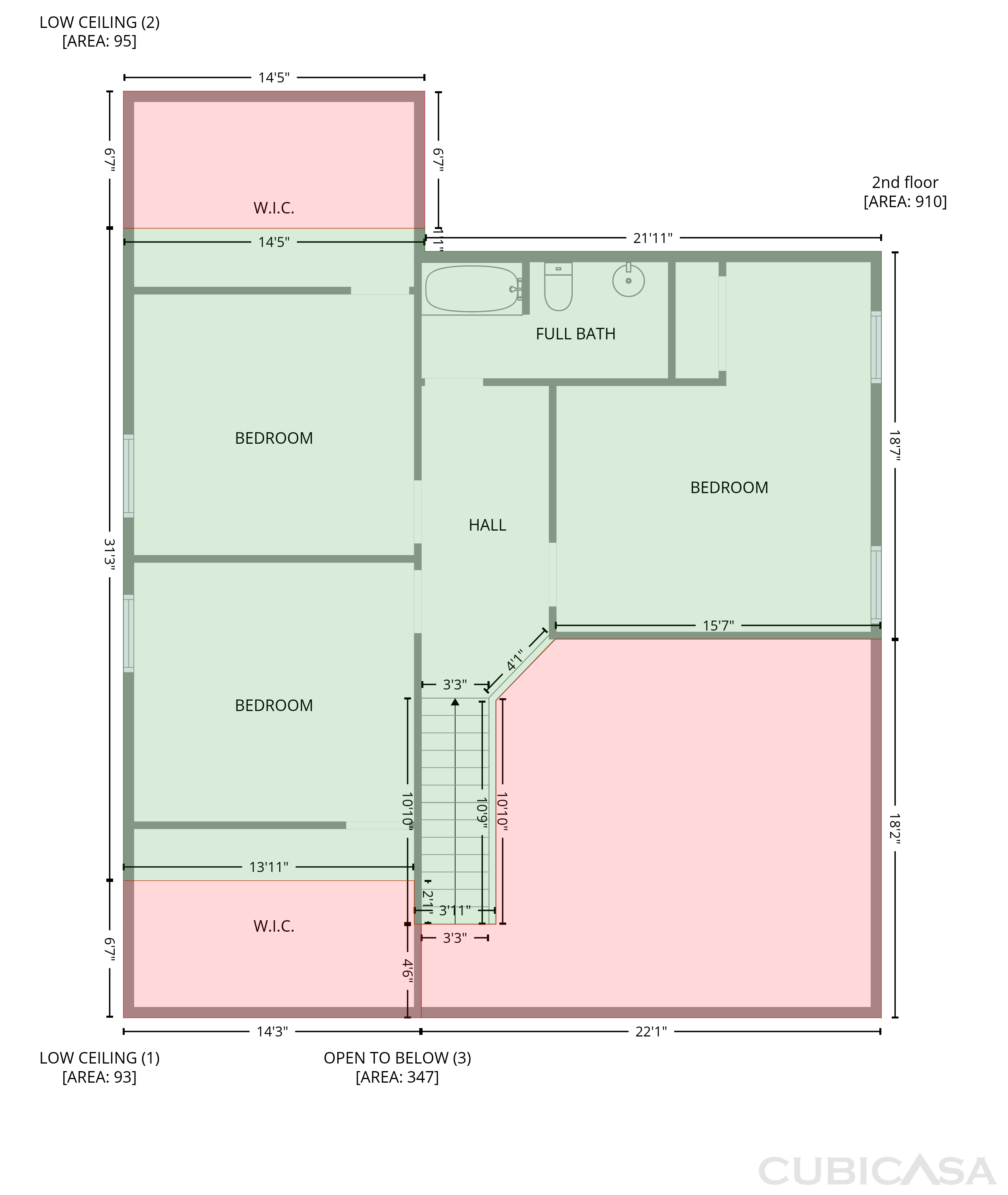 Second Floor of 1008 Georgia Creek Rd, Scottsville, VA