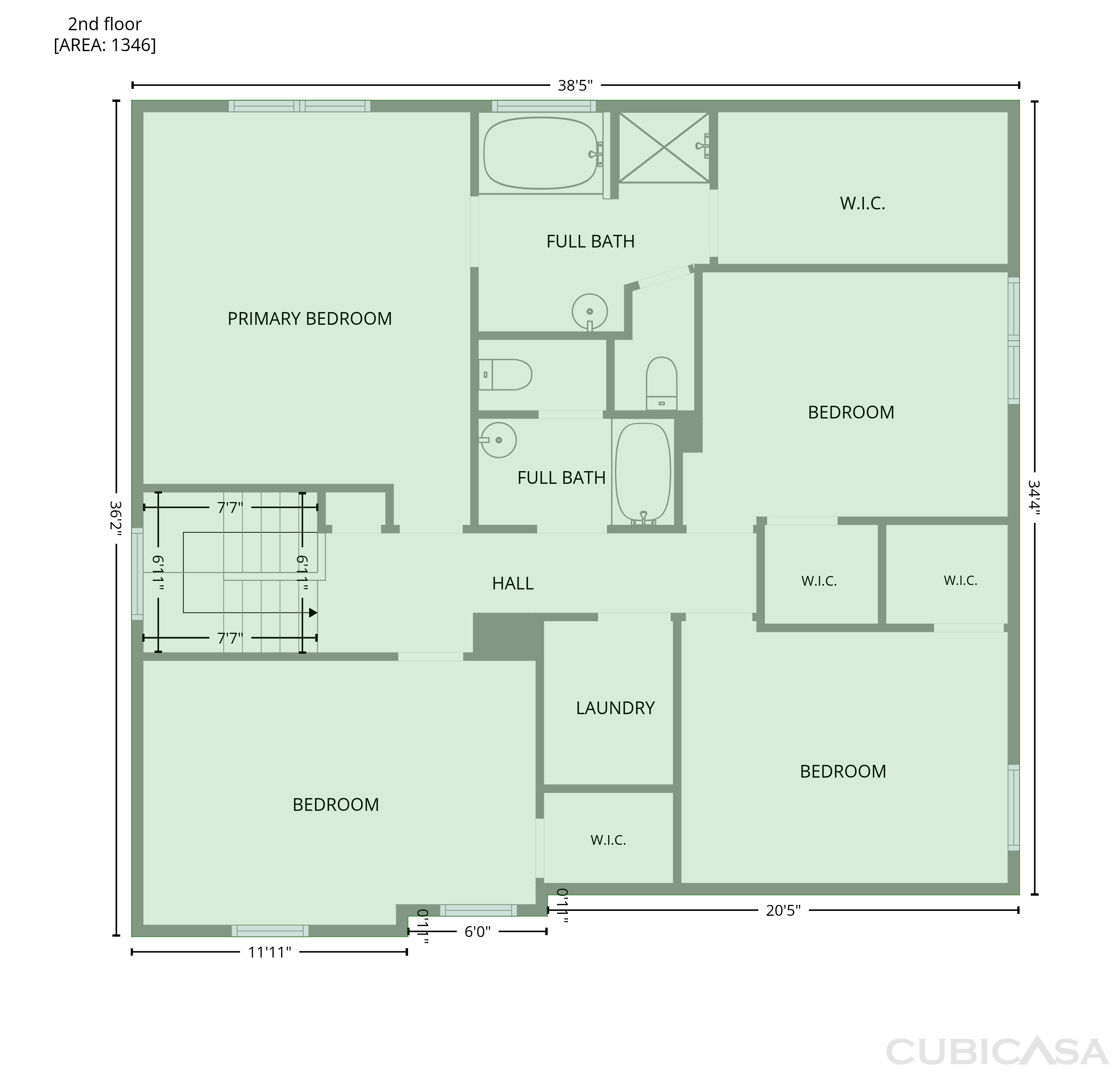 Second Floor of 764 Binkley Walk, Sugar Hill, GA