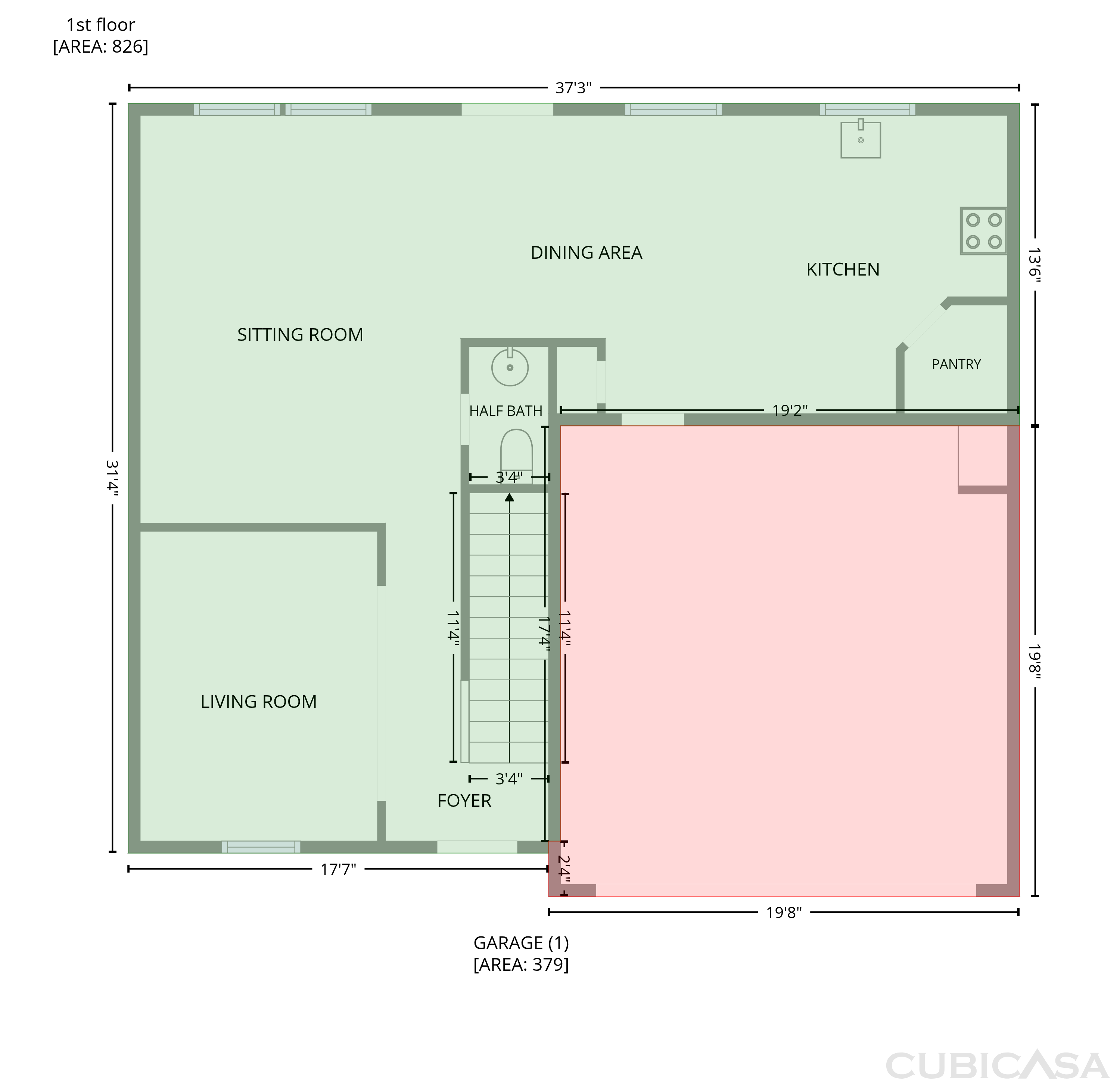 Main Floor of 4036 Liberty Estates Dr, Macon, GA