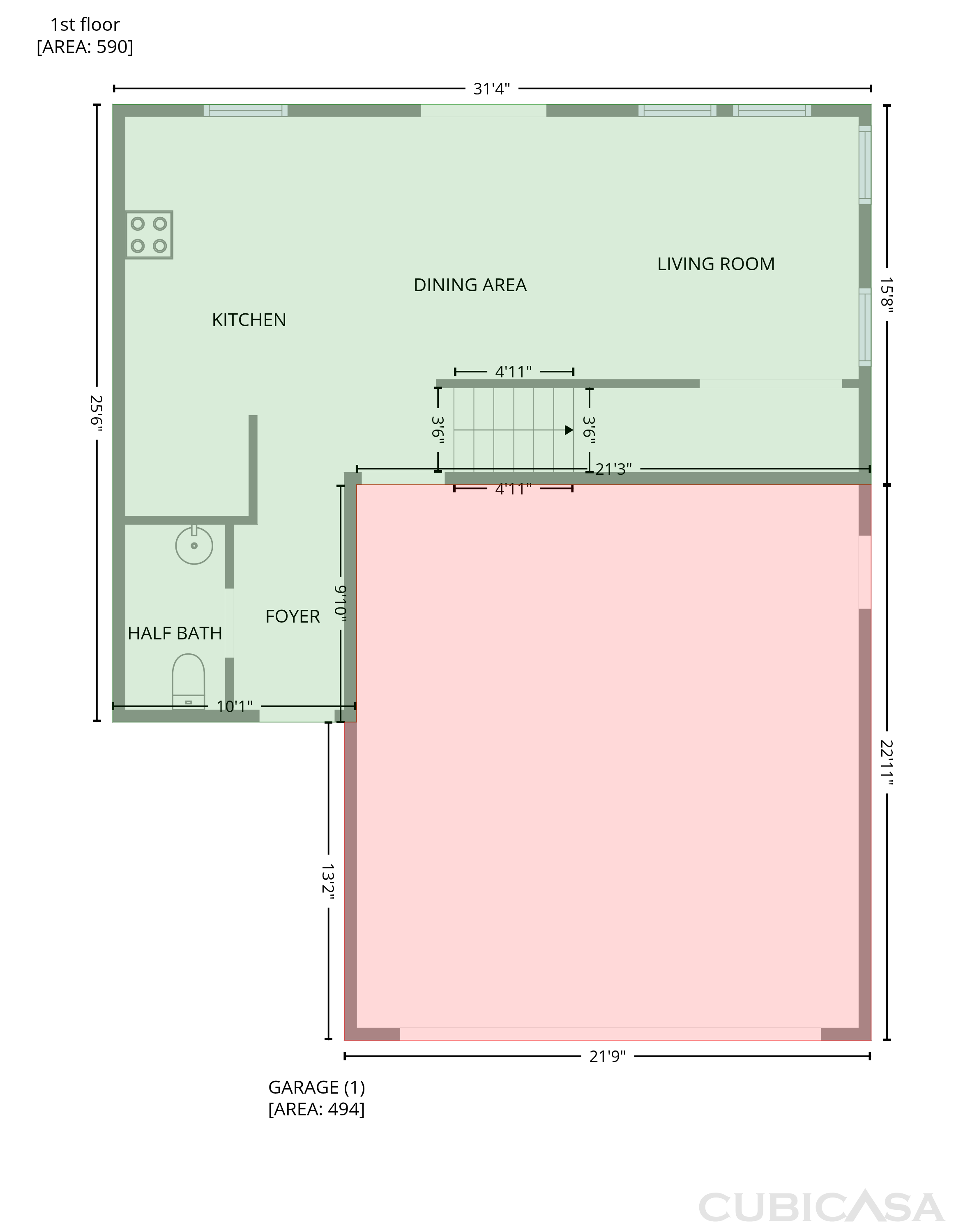 Main Floor of 3885 Iron Mountain Cir, Jurupa Valley, CA