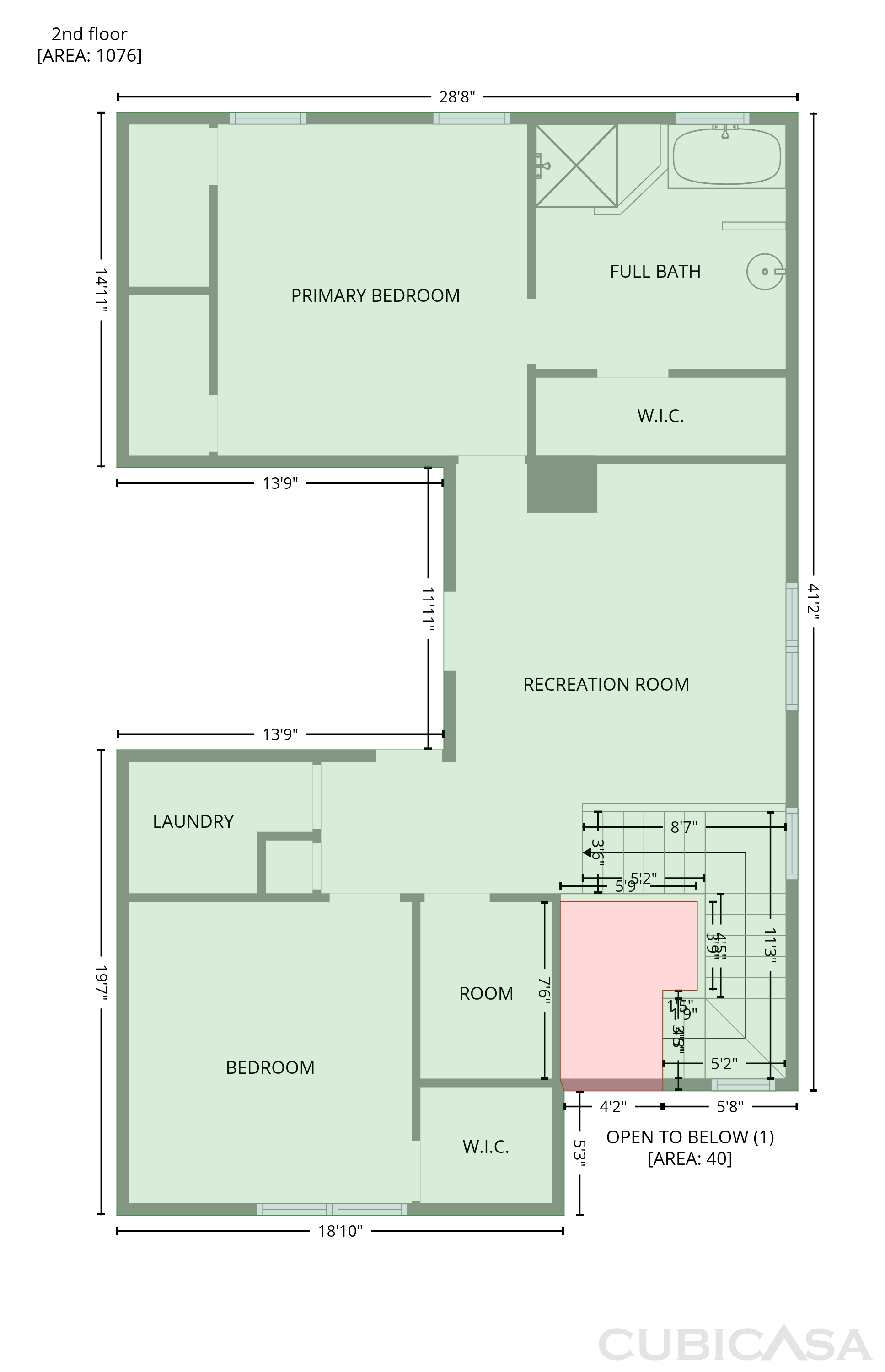 Second Floor of 8250 Cape Fox Dr, Jacksonville, FL
