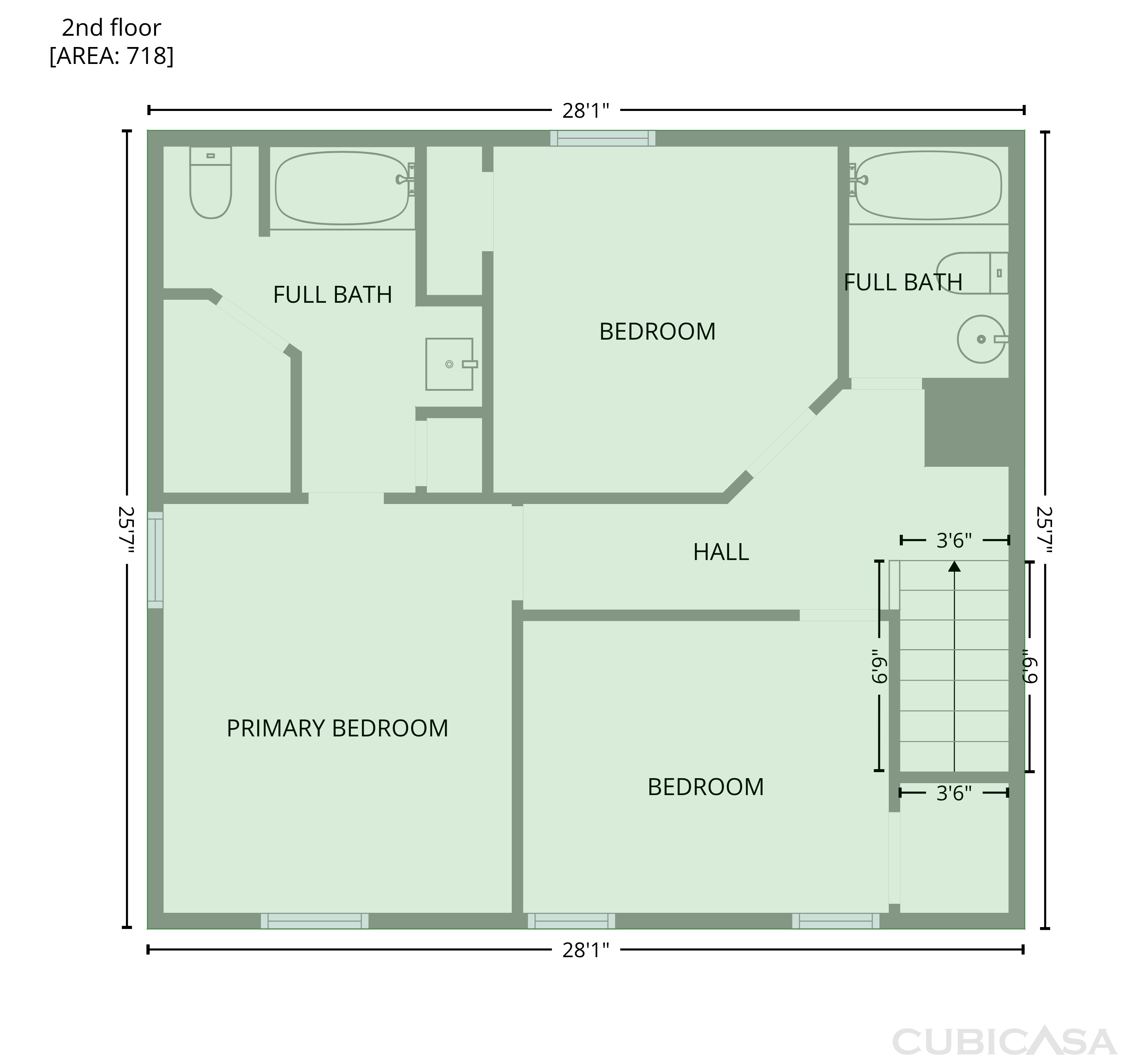 Second Floor of 3807 Fig Leaf Ct, Greensboro, NC