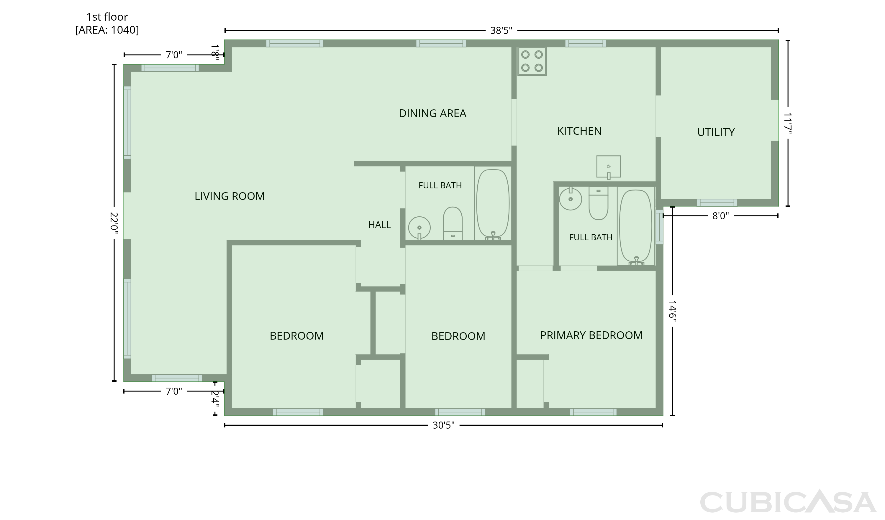 Main Floor of 1506 W 16th St, Sanford, FL