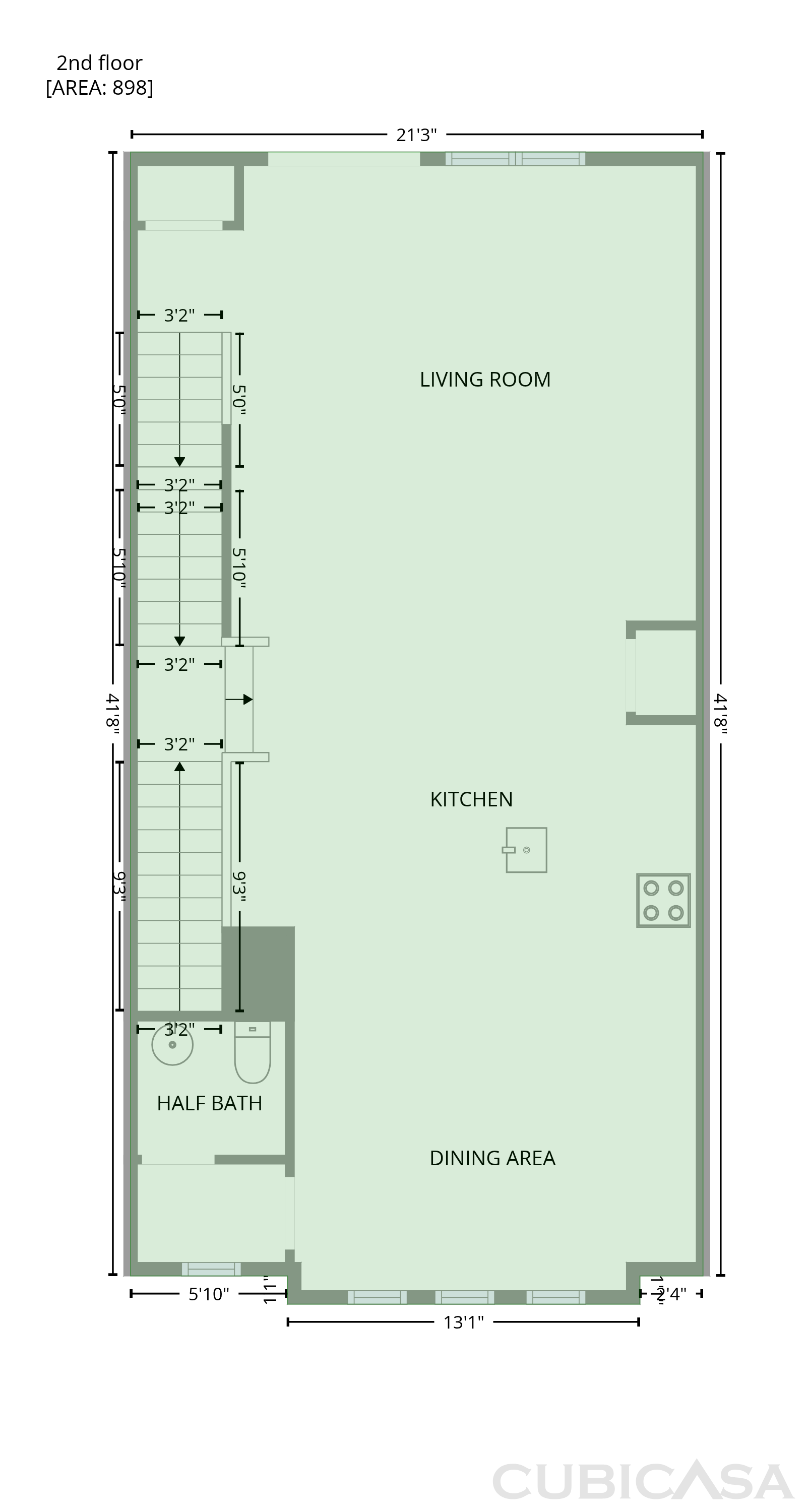 Second Floor of 1026 Commack Dr, Durham, NC