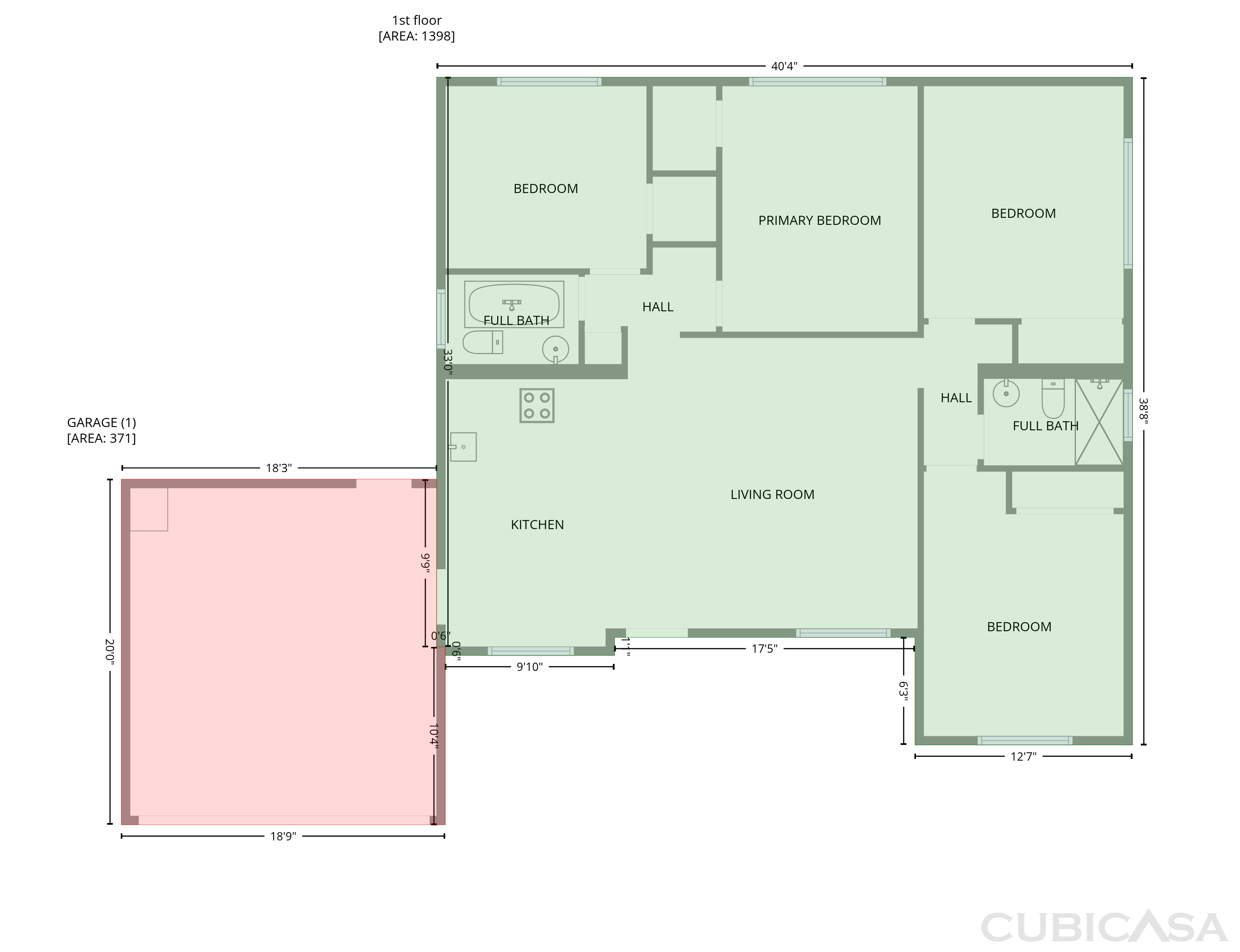 Main Floor of 386 W Sunview Ave, Palm Springs, CA