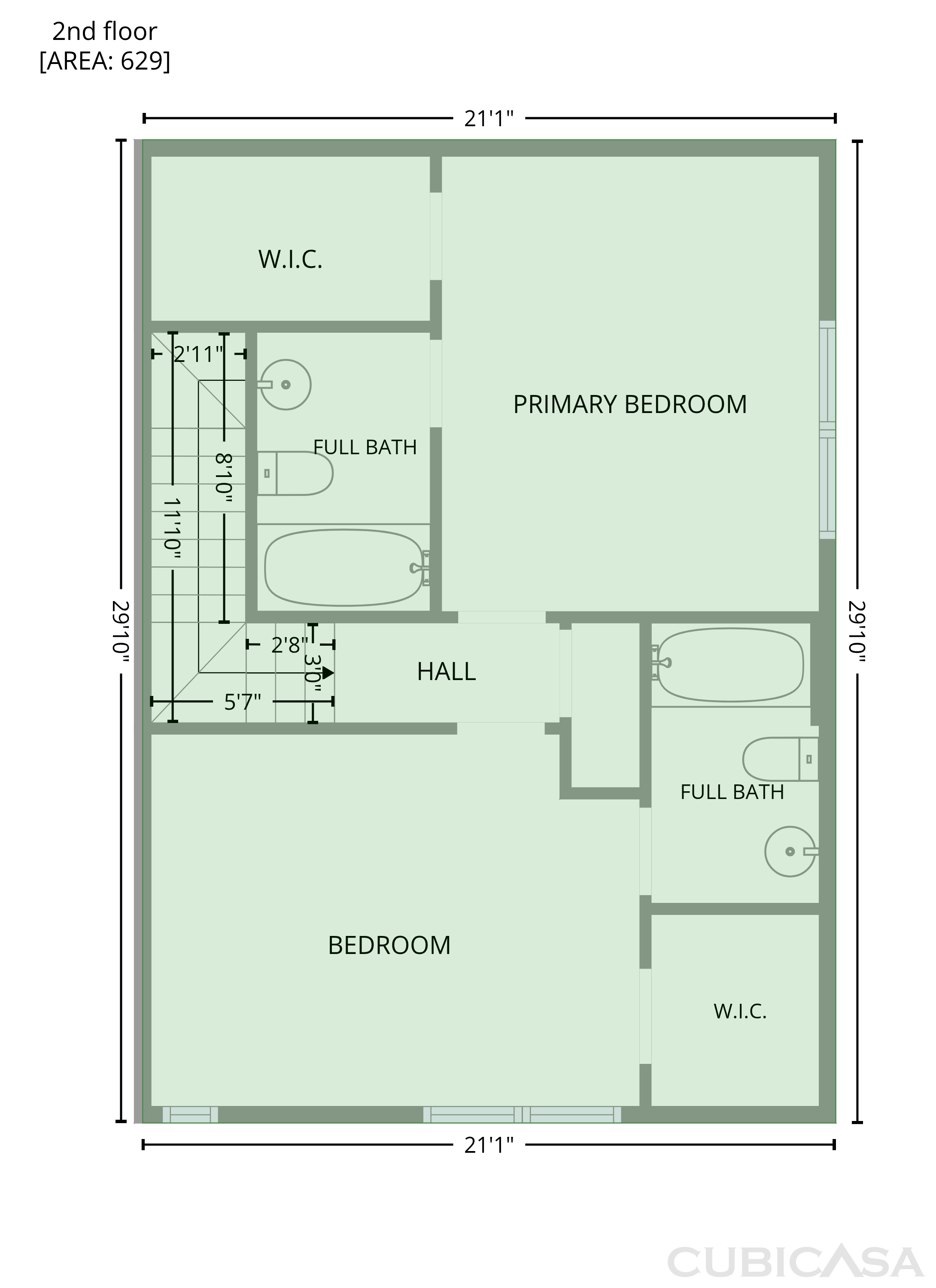 Second Floor of 9514 Littleleaf Dr, Charlotte, NC