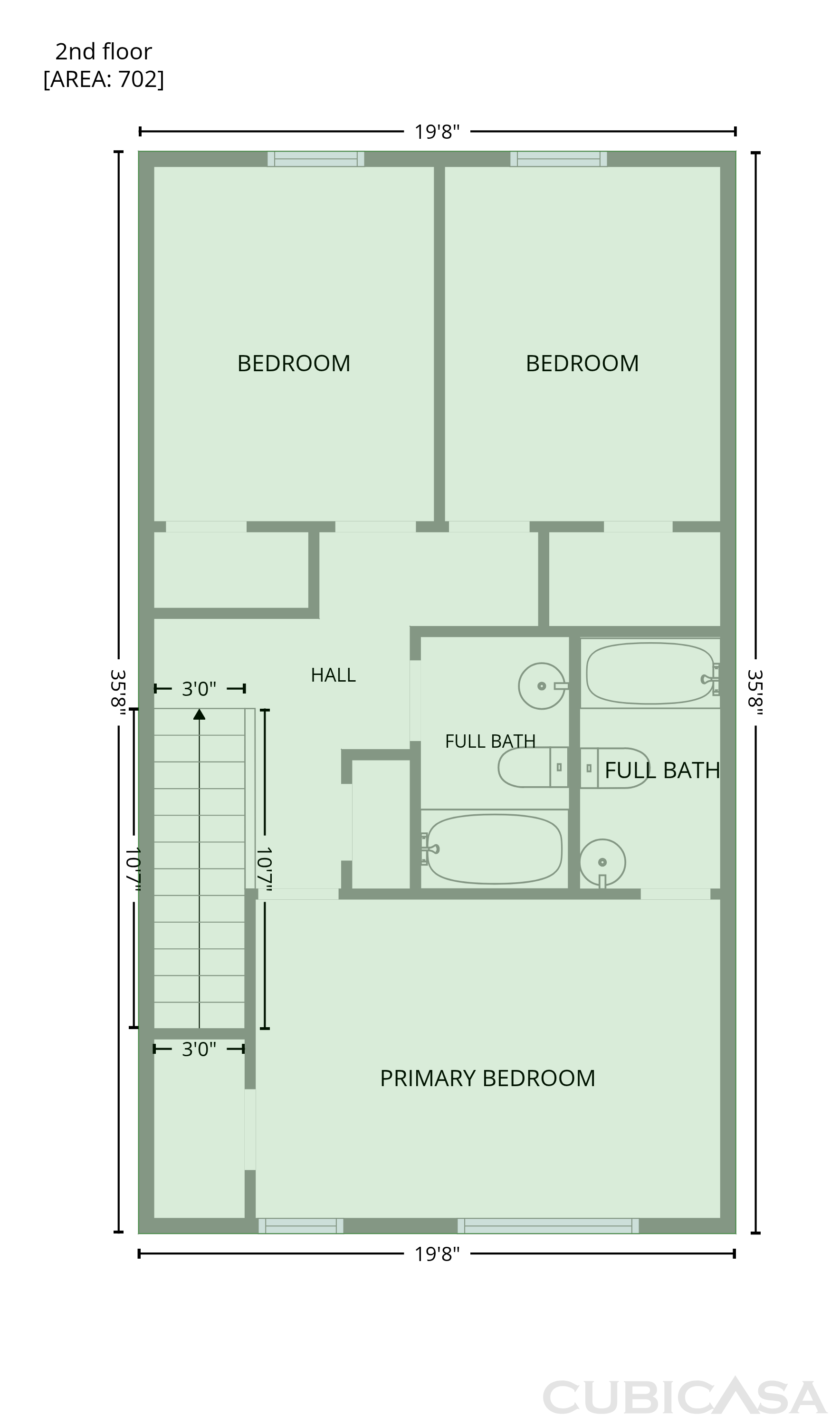 Second Floor of 1318 Revelstoke Cv, Riverdale, GA