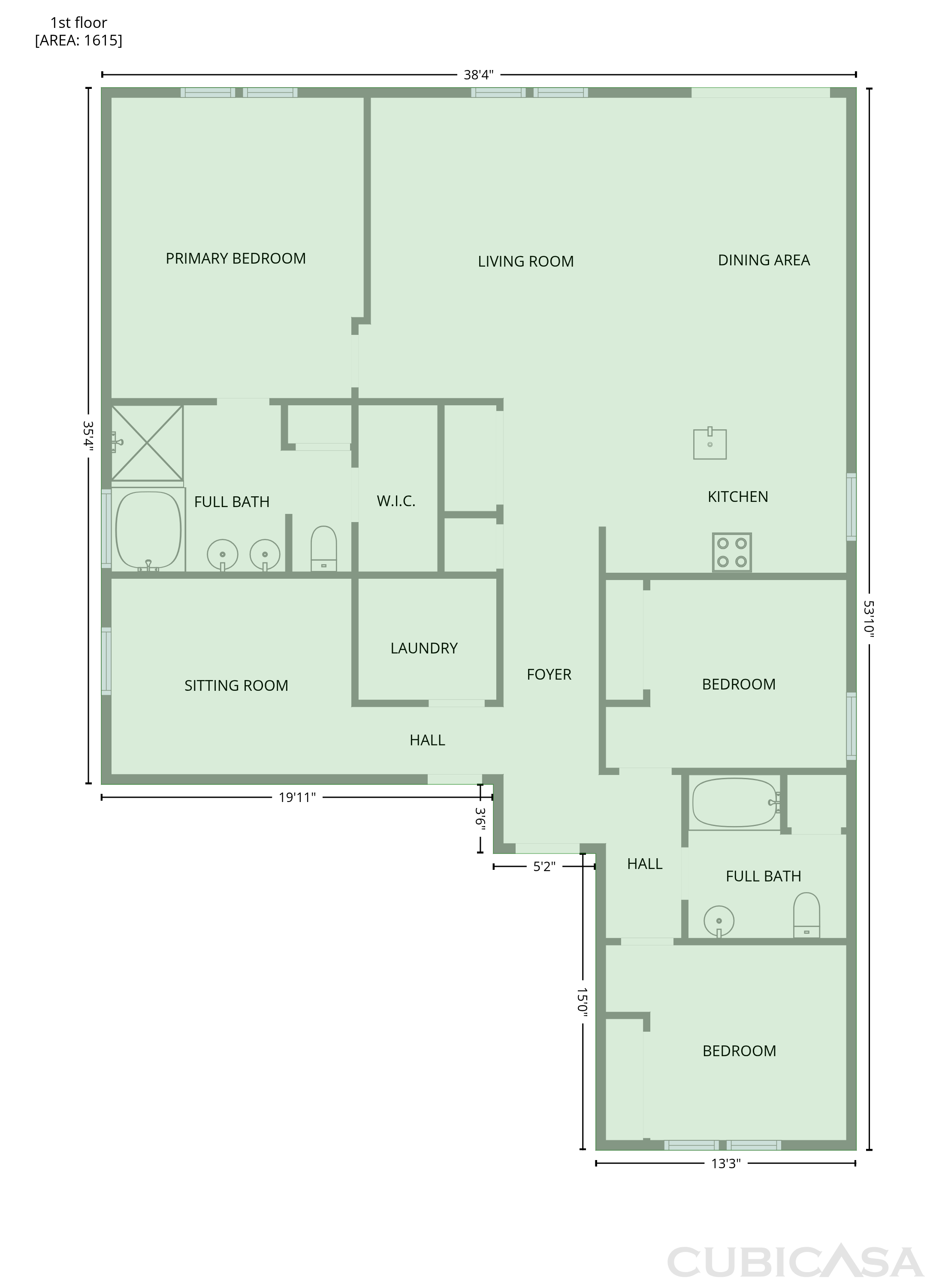Main Floor of 351 Hepburn Rd, Orange Park, FL