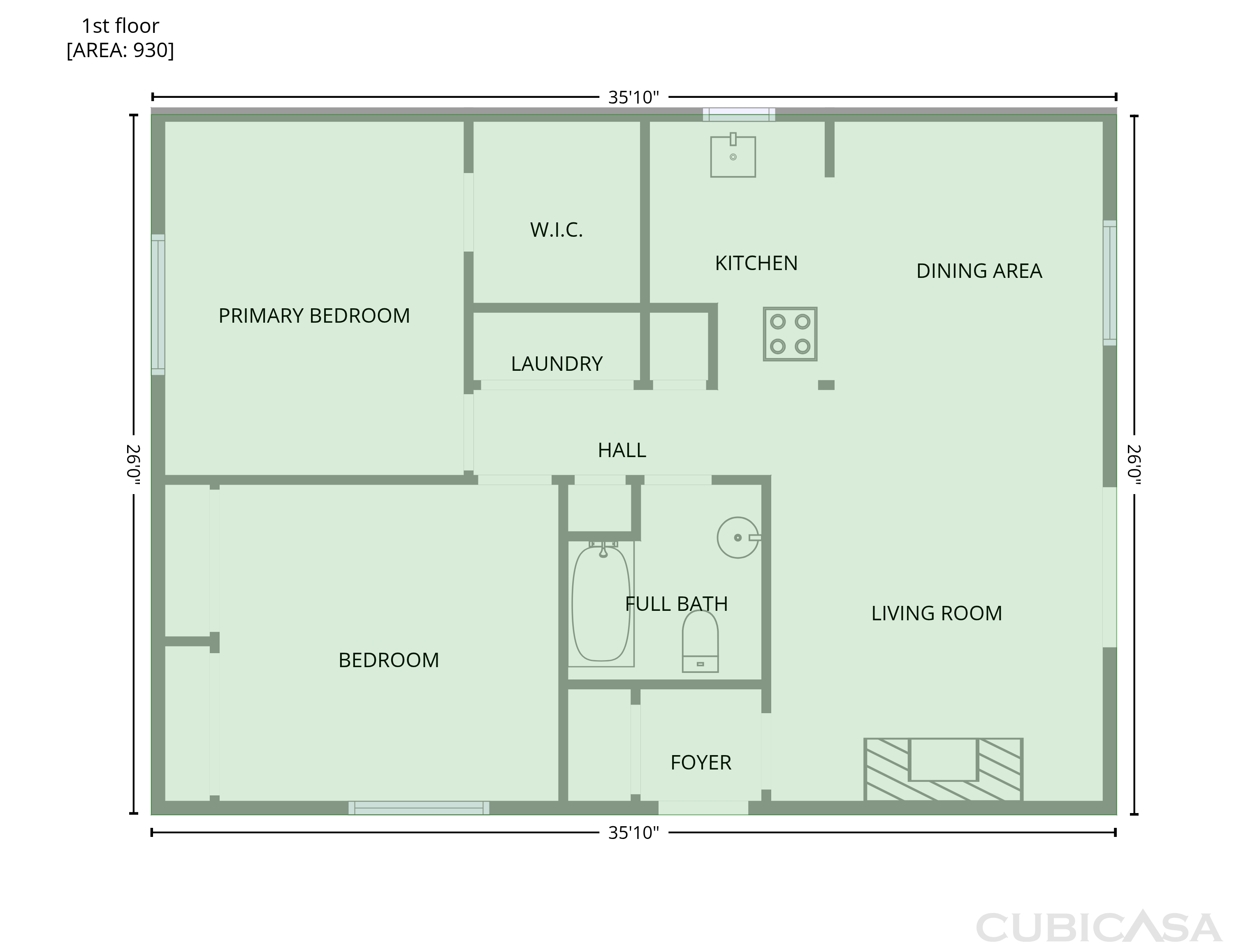 Main Floor of 1014 Heritage Dr, Madison, TN