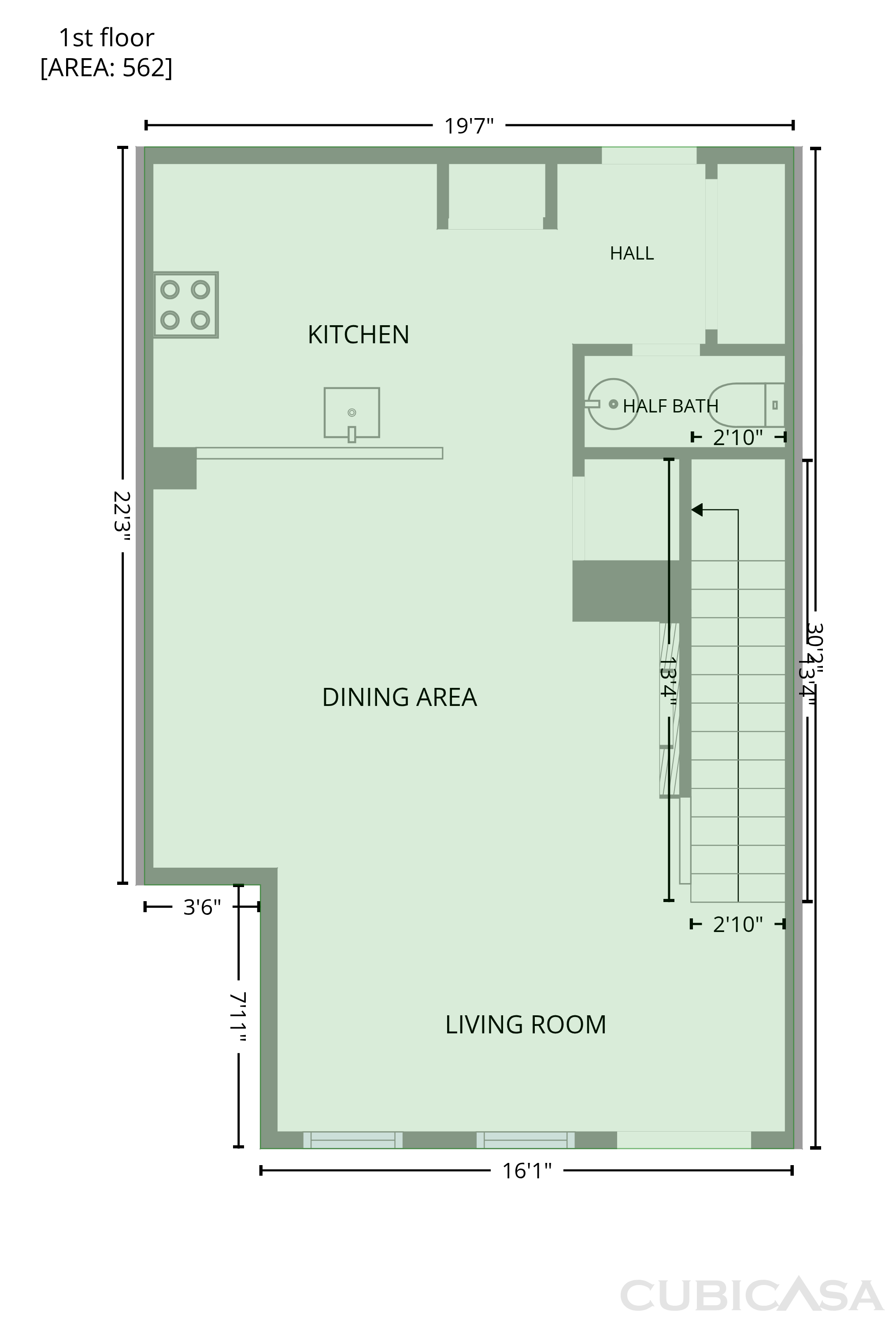 Main Floor of 15489 Chopawamsic Ct, Woodbridge, VA