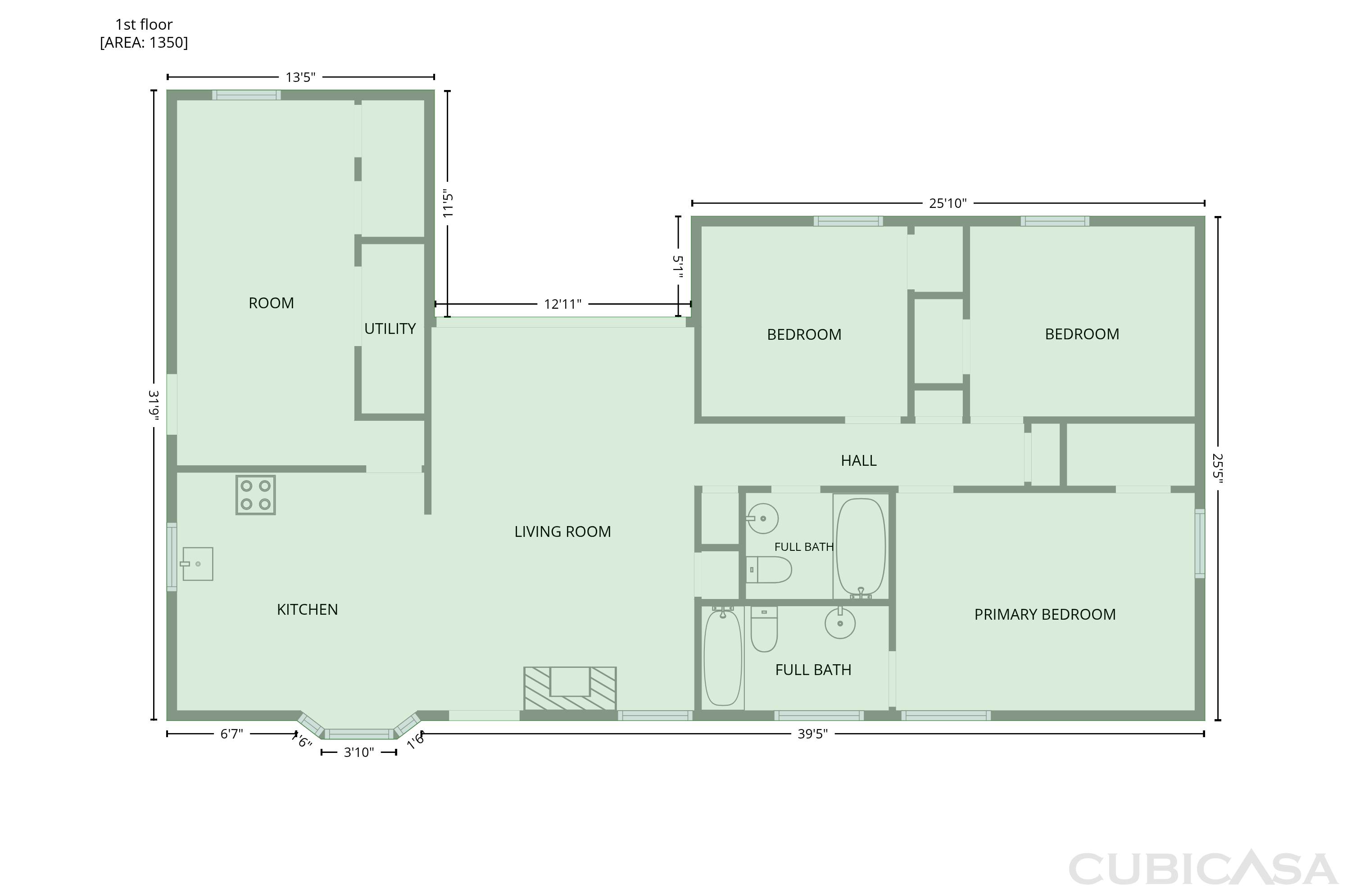 Main Floor of 6379 Leverett Dr, Lithonia, GA