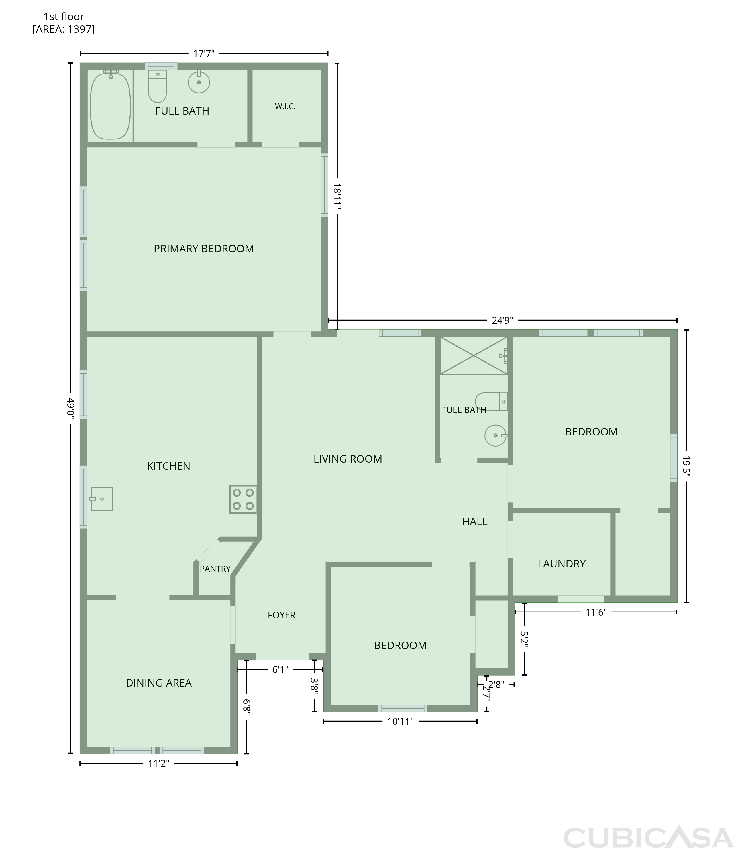 Main Floor of 4519 Marcell Ave, Dallas, TX