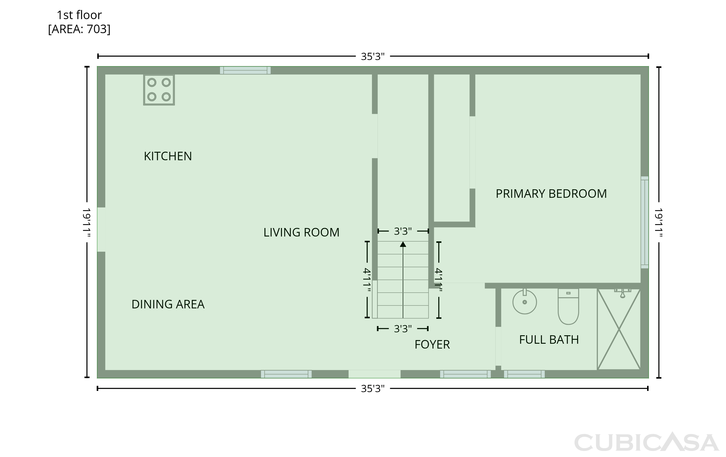 Main Floor of 1402 Martin Luther King Ave, Kannapolis, NC