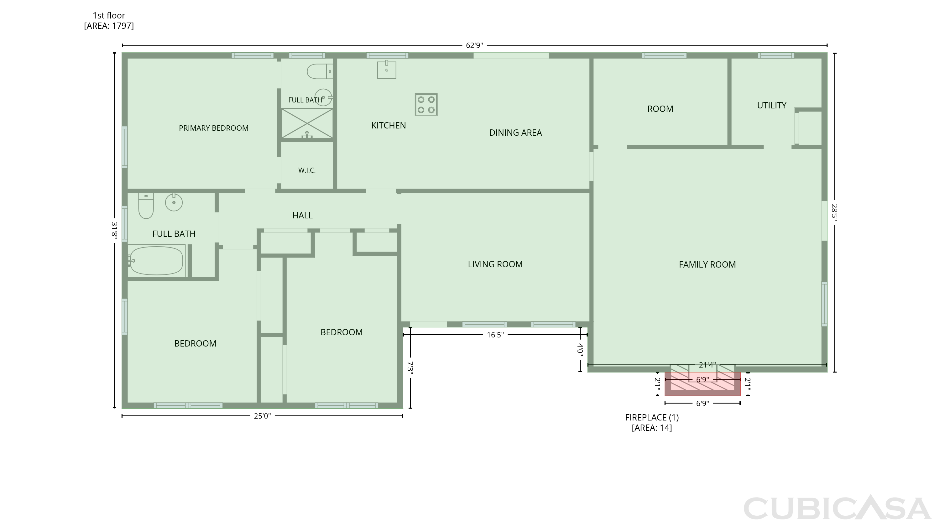 Main Floor of 1195 Old Rockmart Rd SE, Silver Creek, GA
