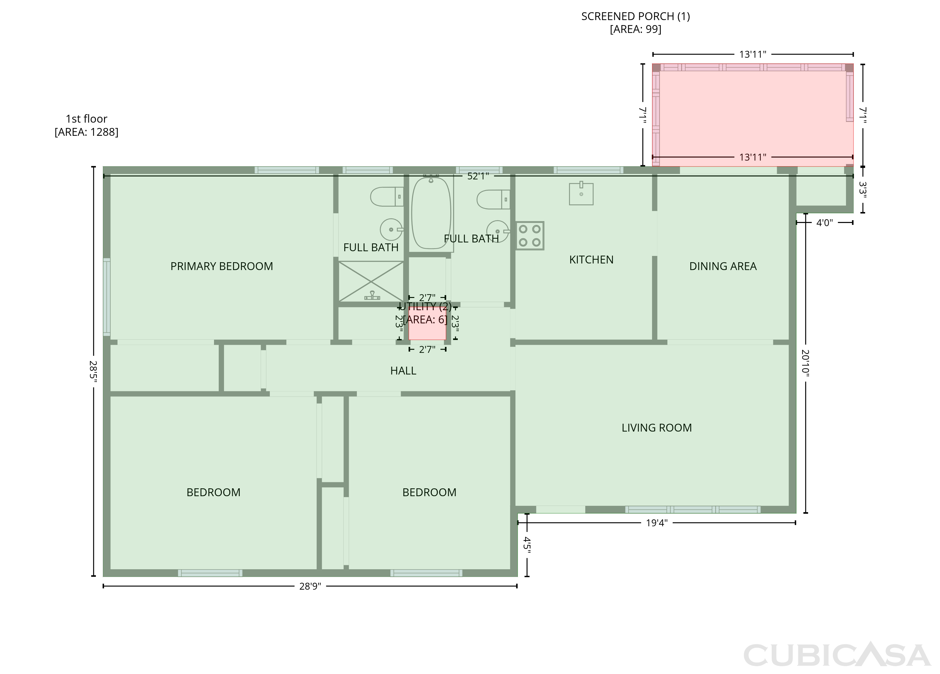 Main Floor of 7520 Altus Dr S, Jacksonville, FL